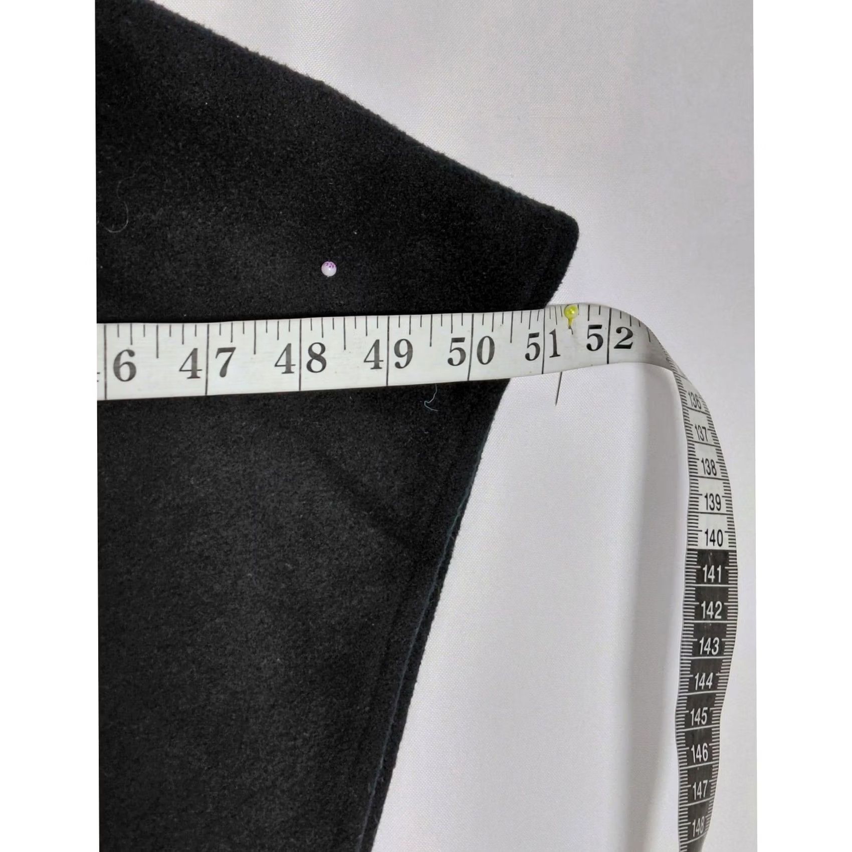 Vintage Regal Gray Cashmere Cape with Fur Trim Solid One Size - Fall & Winter Size ONE SIZE - 7 Thumbnail