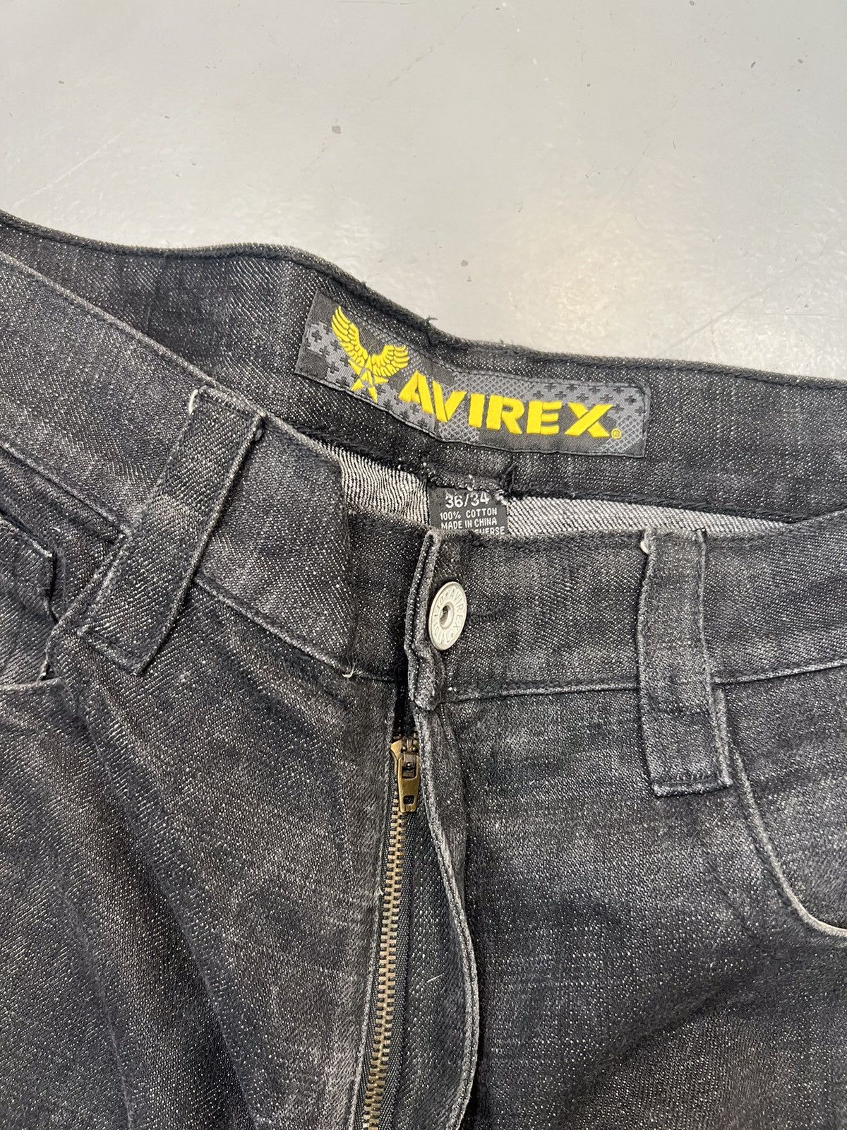 Avirex Vintage Avirex shadow dragon 🐉 print denim Size US 36 / EU 52 - 3 Thumbnail