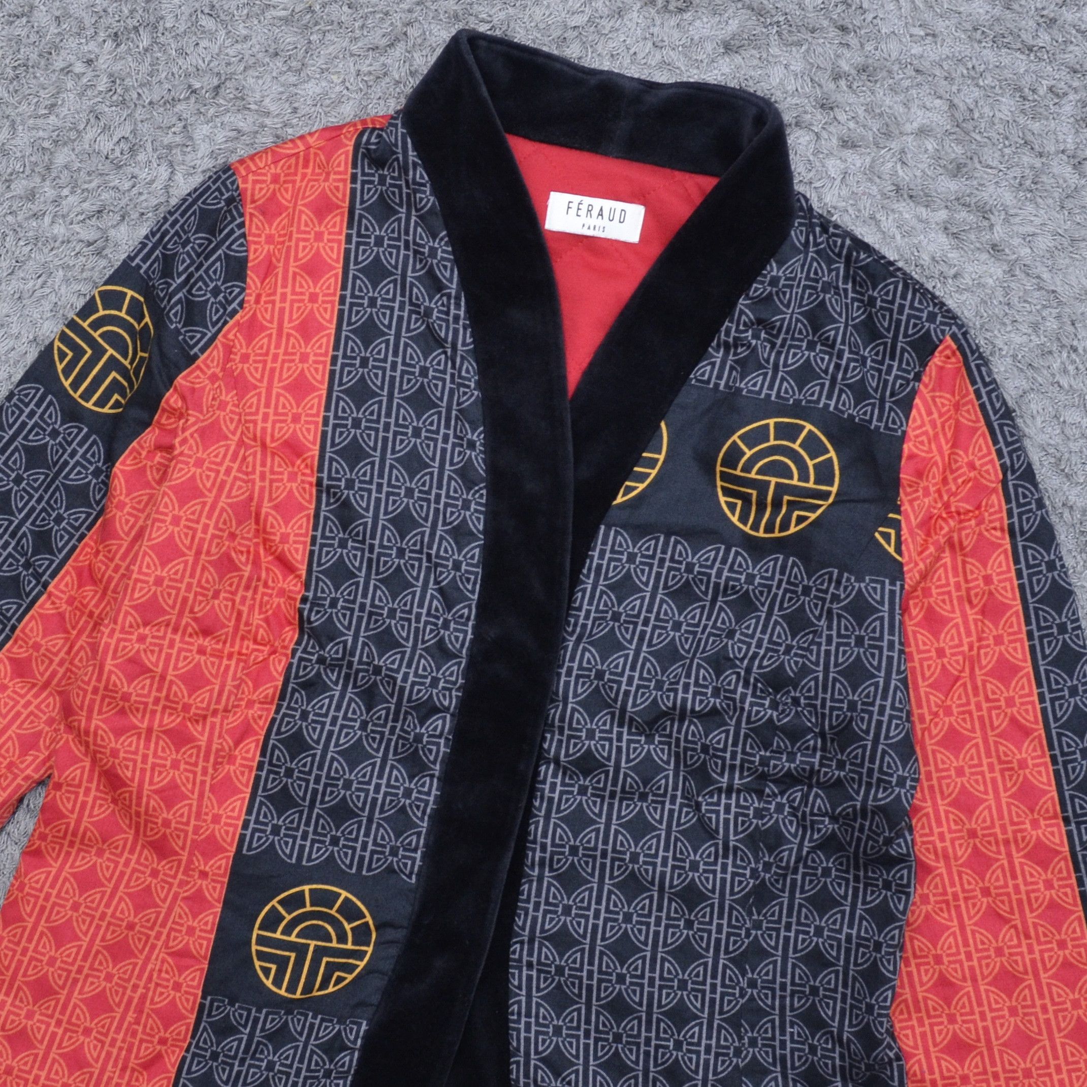 Designer × Louis Feraud × Vintage Rare Feraud Paris Japan Blazer Jacket KIMOJAMA KIMONO Size M / US 6-8 / IT 42-44 - 2 Thumbnail