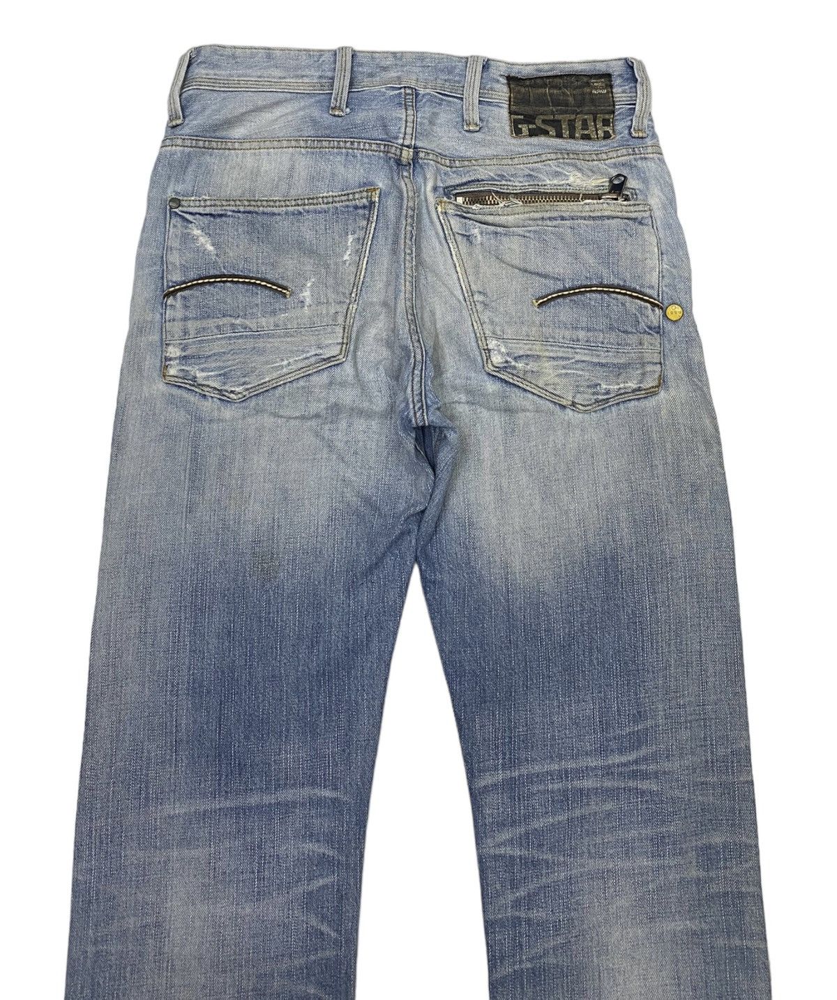 G-Star × Hysteric Glamour RARE🔥G STAR RAW DENIM MULTI POCKET DISTRESSED DENIM JEANS Size US 30 / EU 46 - 4 Thumbnail