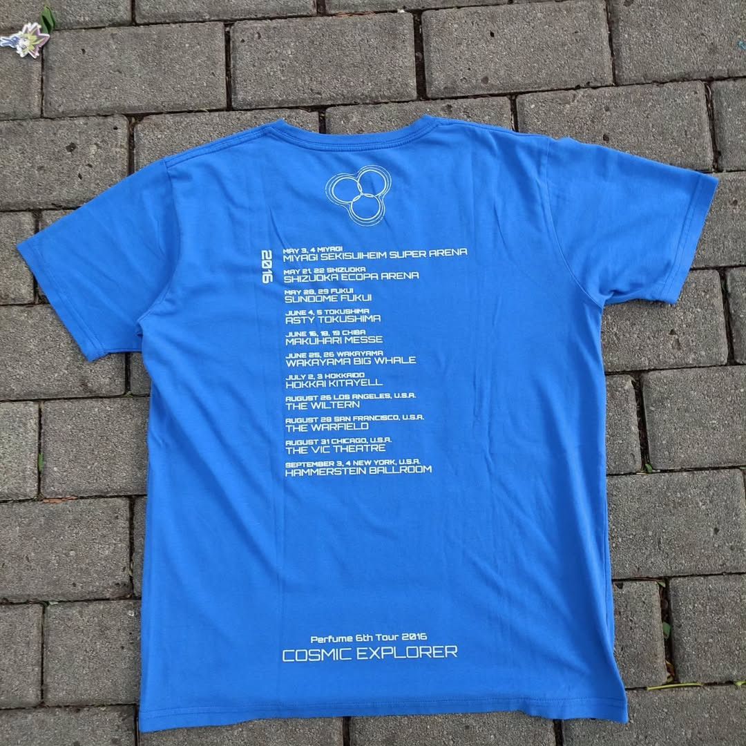Band Tees Perfume Idol Cosmic Explorer Tour 2016 Tee Size US M / EU 48-50 / 2 - 2 Thumbnail