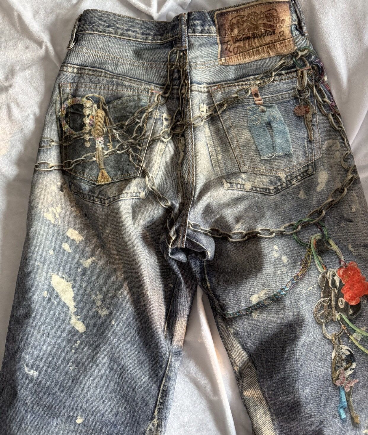 Acne Studios Acne studios 3D printed jeans 2412-Nextarrow Size US 44 / EU 60 - 5 Thumbnail