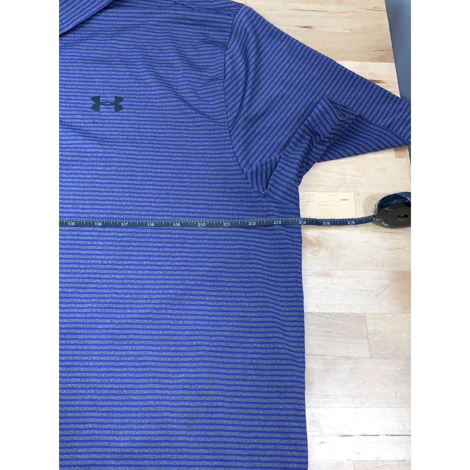 Under Armour Under armour Polo Heat Gear XL Striped Golf Stretch Performance #7098 Size US XL / EU 56 / 4 - 5 Thumbnail