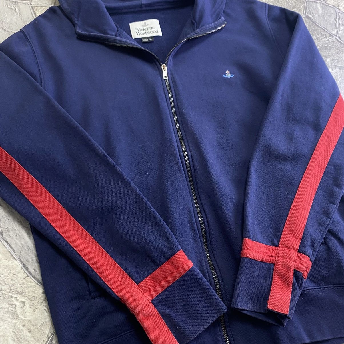 Vivienne Westwood Vintage Vivienne Westwood Zip Hoodie Size US XL / EU 56 / 4 - 4 Thumbnail