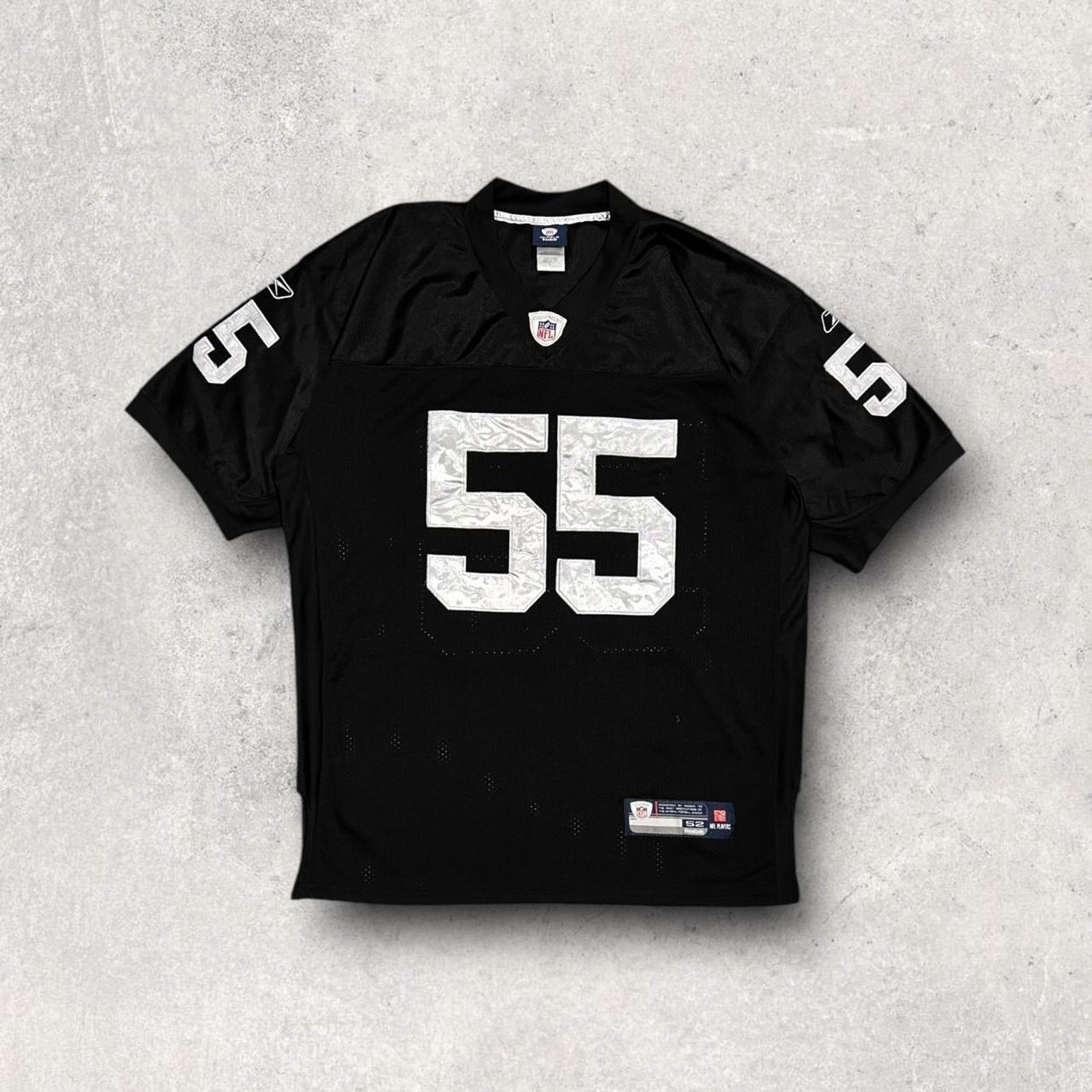 Reebok Reebok x NFL Las Vegas Raiders Rolando Mcclain Black Jersey Size US XXL / EU 58 / 5 - 1 Thumbnail