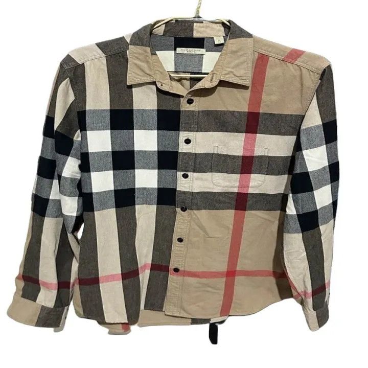 Burberry Burberry Check Regular Collar Shirt 0079 Size M / US 6-8 / IT 42-44 - 1 Thumbnail