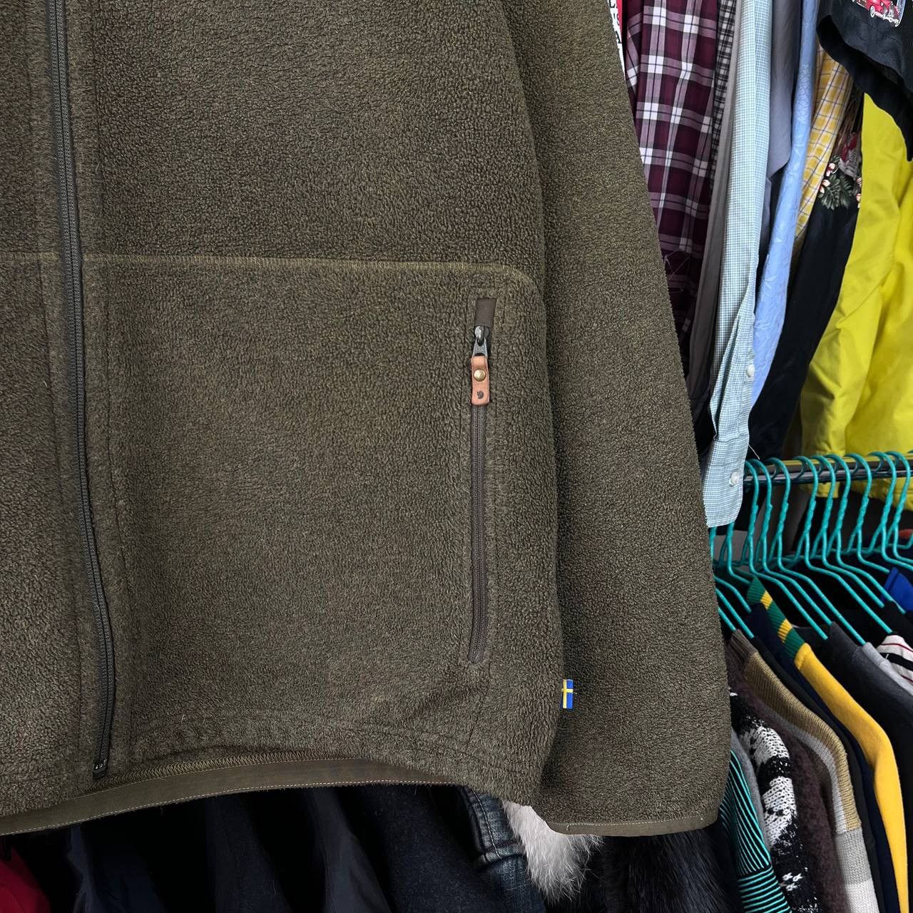 Fjallraven Fjallraven Green Zip Sten Fleece Jacket Size US L / EU 52-54 / 3 - 3 Thumbnail