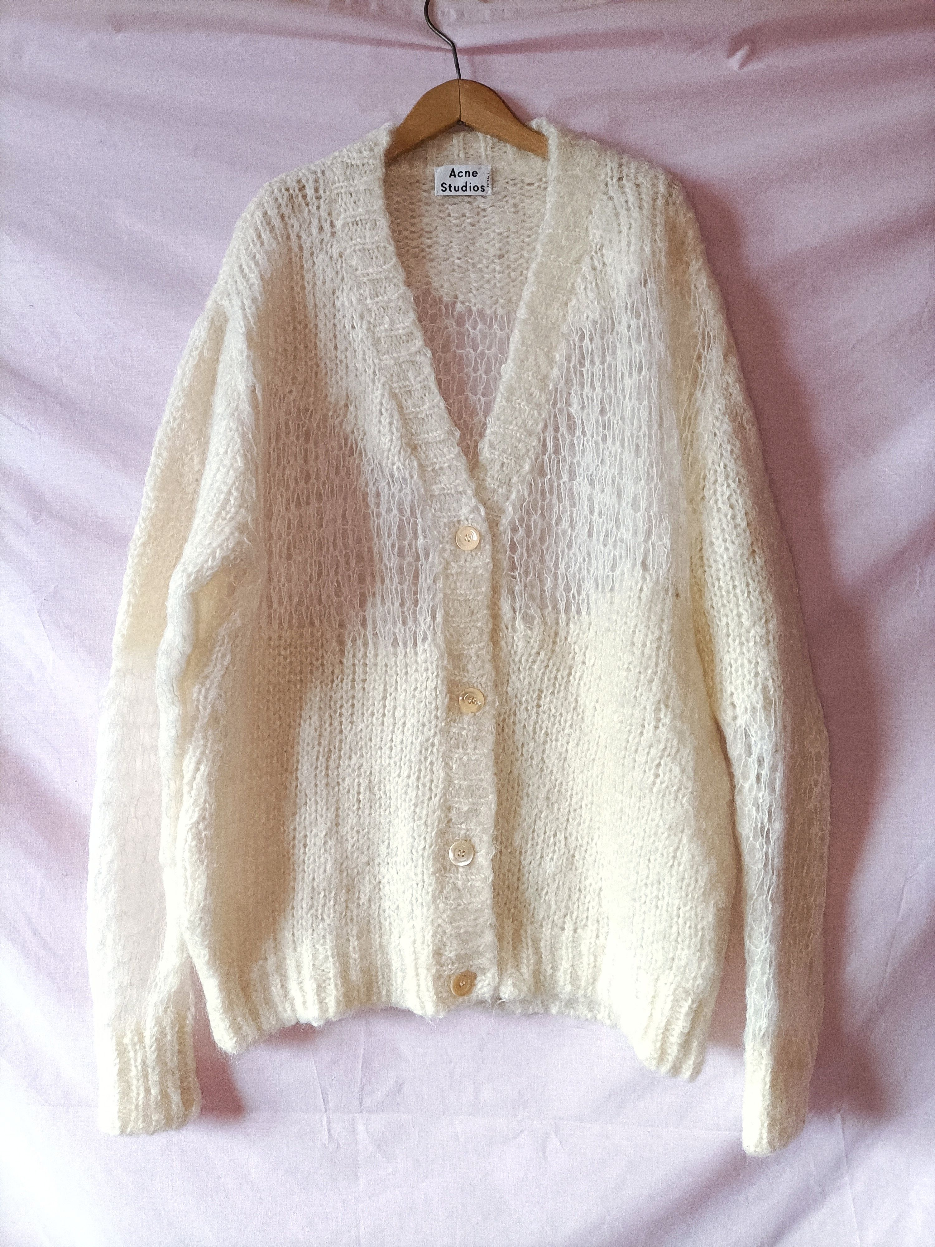 Acne Studios Rare Acne Studios cardigan sweater mohair SS 2014 Size US S / EU 44-46 / 1 - 1 Thumbnail