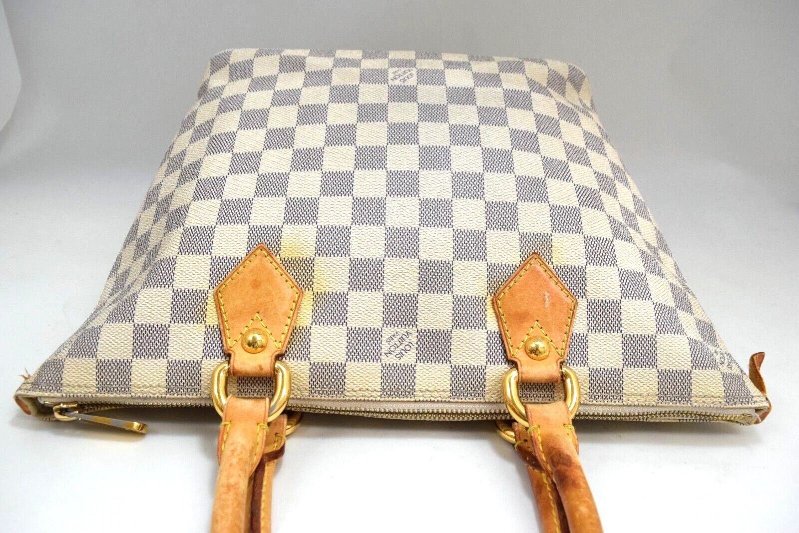 Louis Vuitton Louis Vuitton Saleya PM Damier Azur Canvas Tote Bag N51186 Size ONE SIZE - 6 Thumbnail