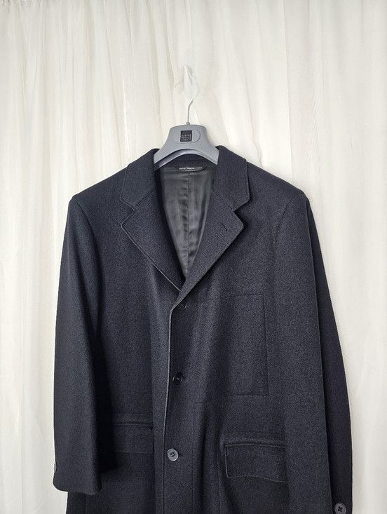 Marithe + Francois Girbaud Marithé + François Girbaud Vintage Black Wool Overcoat Size US L / EU 52-54 / 3 - 2 Thumbnail