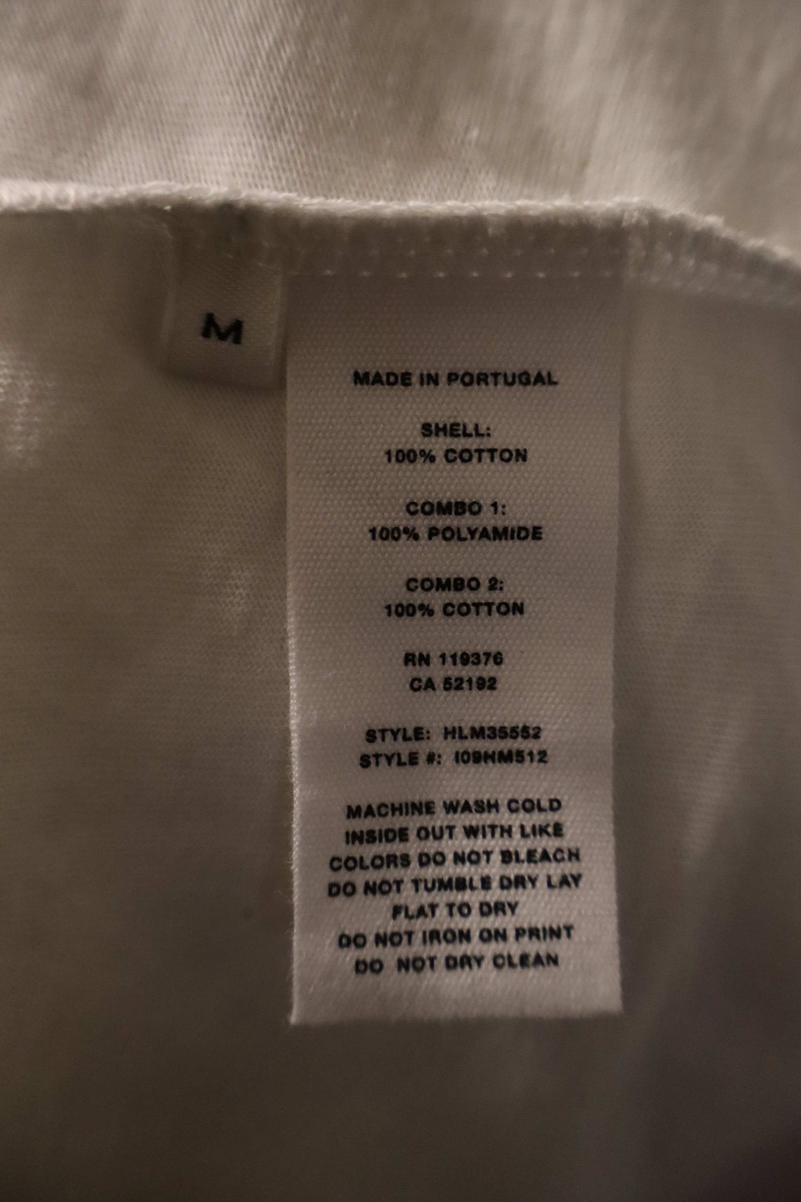 Helmut Lang Organza logo print longsleeve tshirt Size US M / EU 48-50 / 2 - 12 Thumbnail