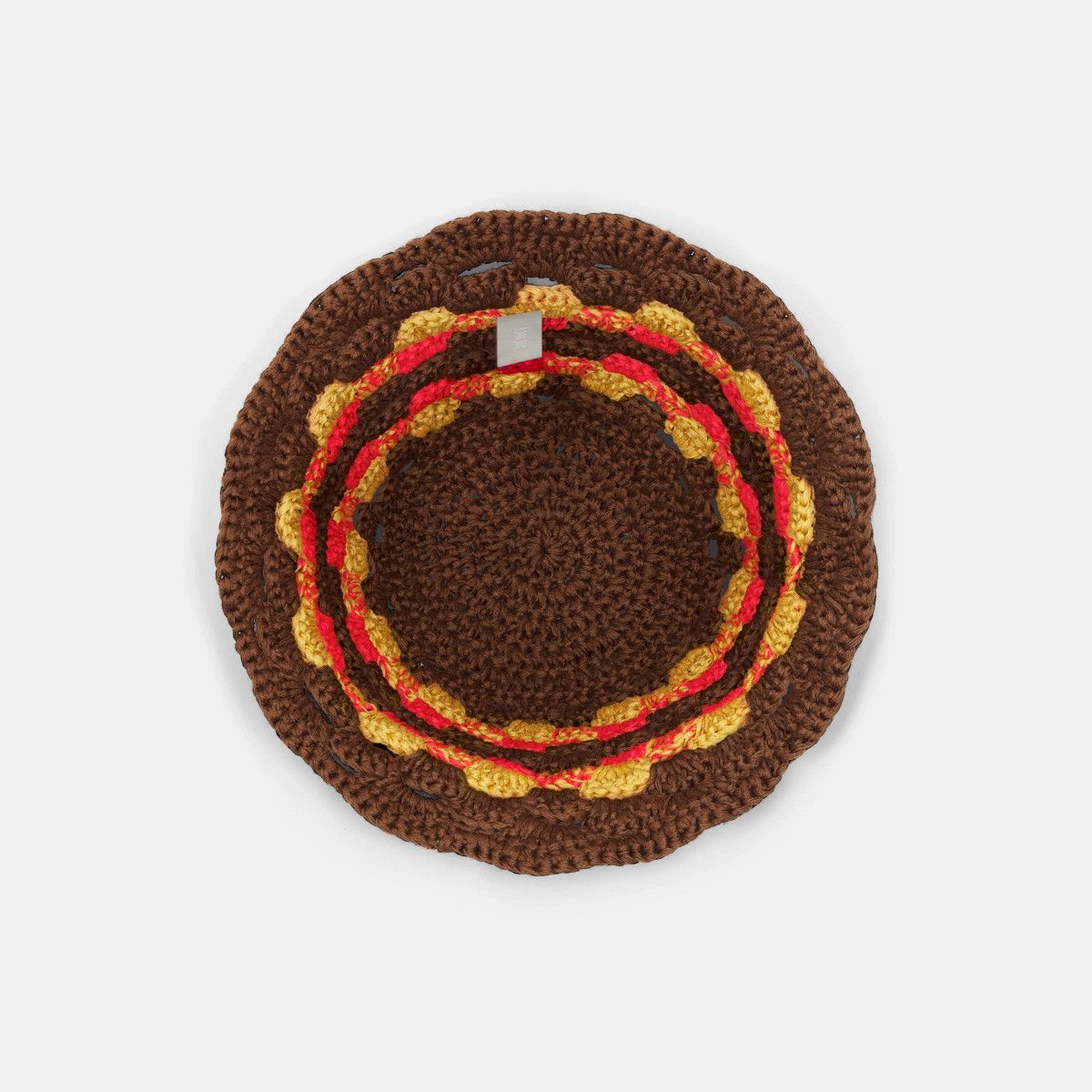 Dior o1bcso1str1224 Size:OS/Crochet Bucket Hat in Brown Size ONE SIZE - 3 Thumbnail