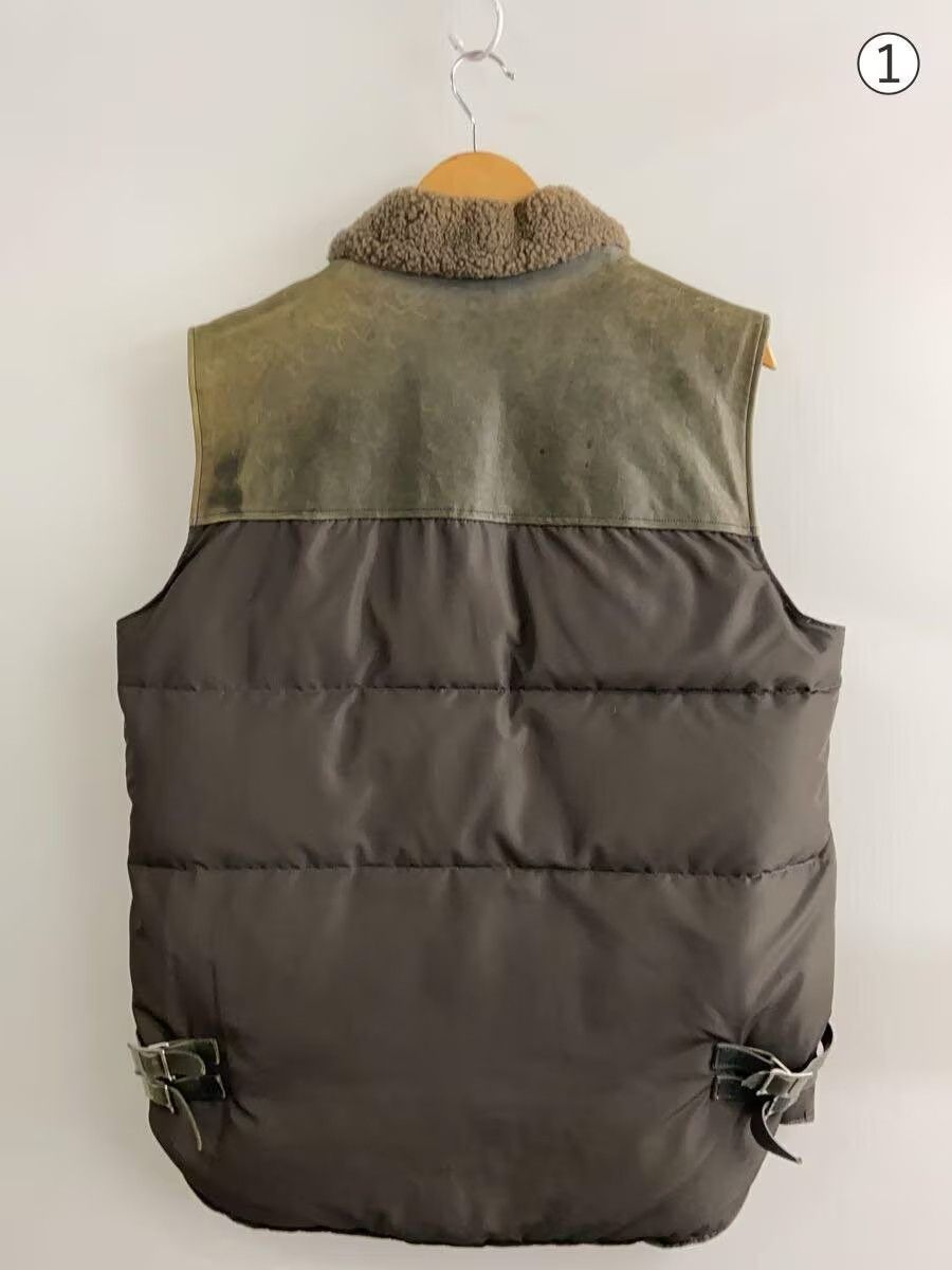 Undercover AW08 Leather Panel Puffer Down Vest Size US XL / EU 56 / 4 - 2 Thumbnail