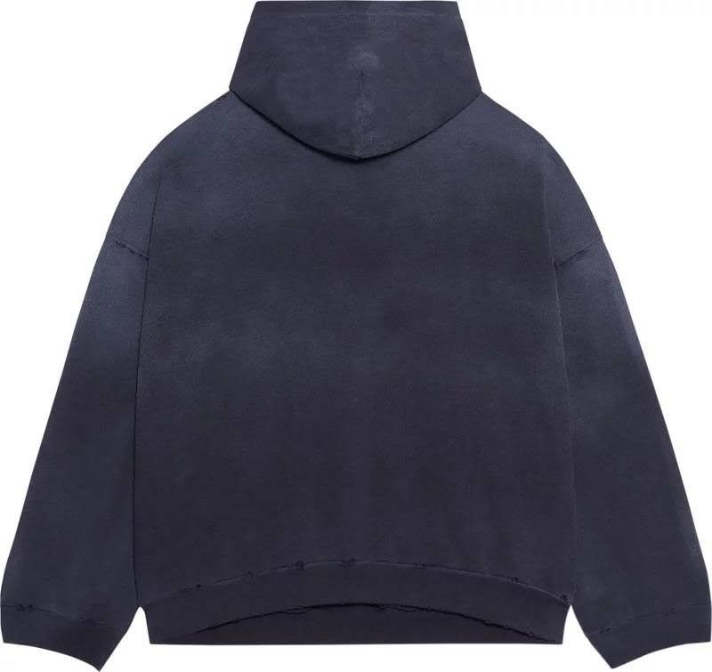 Balenciaga o1w1db11123 Hoodie in Dark Blue Size US XL / EU 56 / 4 - 4 Thumbnail