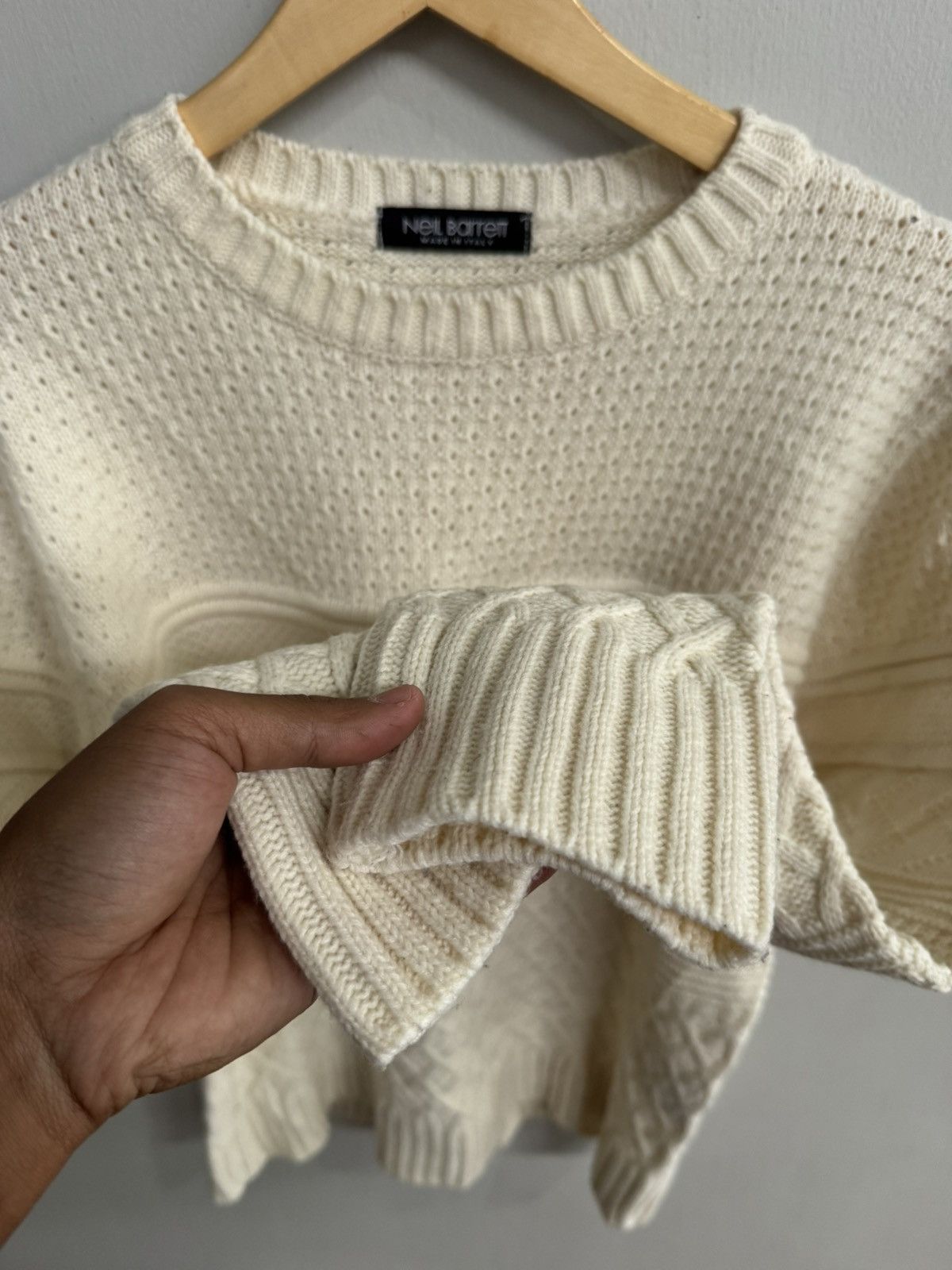Neil Barrett NEIL BARRETT KNIT SWEATSHIRT Size L / US 10 / IT 46 - 3 Thumbnail
