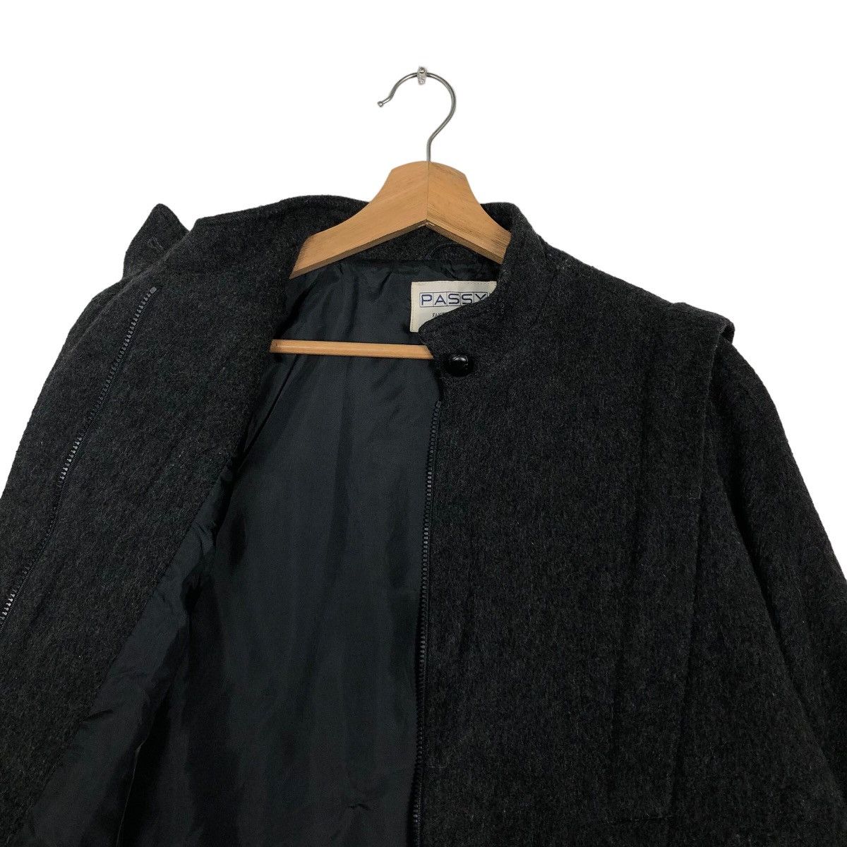 Japanese Brand 🔥Wool Bomber Jacket Passy Issey Miyake Made in Japan Size US M / EU 48-50 / 2 - 10 Thumbnail
