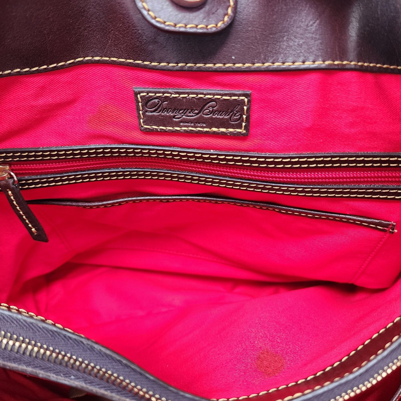 Dooney & Bourke Dooney & Bourke Ostrich Leather Lexington Tote Bag Shopper Size ONE SIZE - 9 Thumbnail
