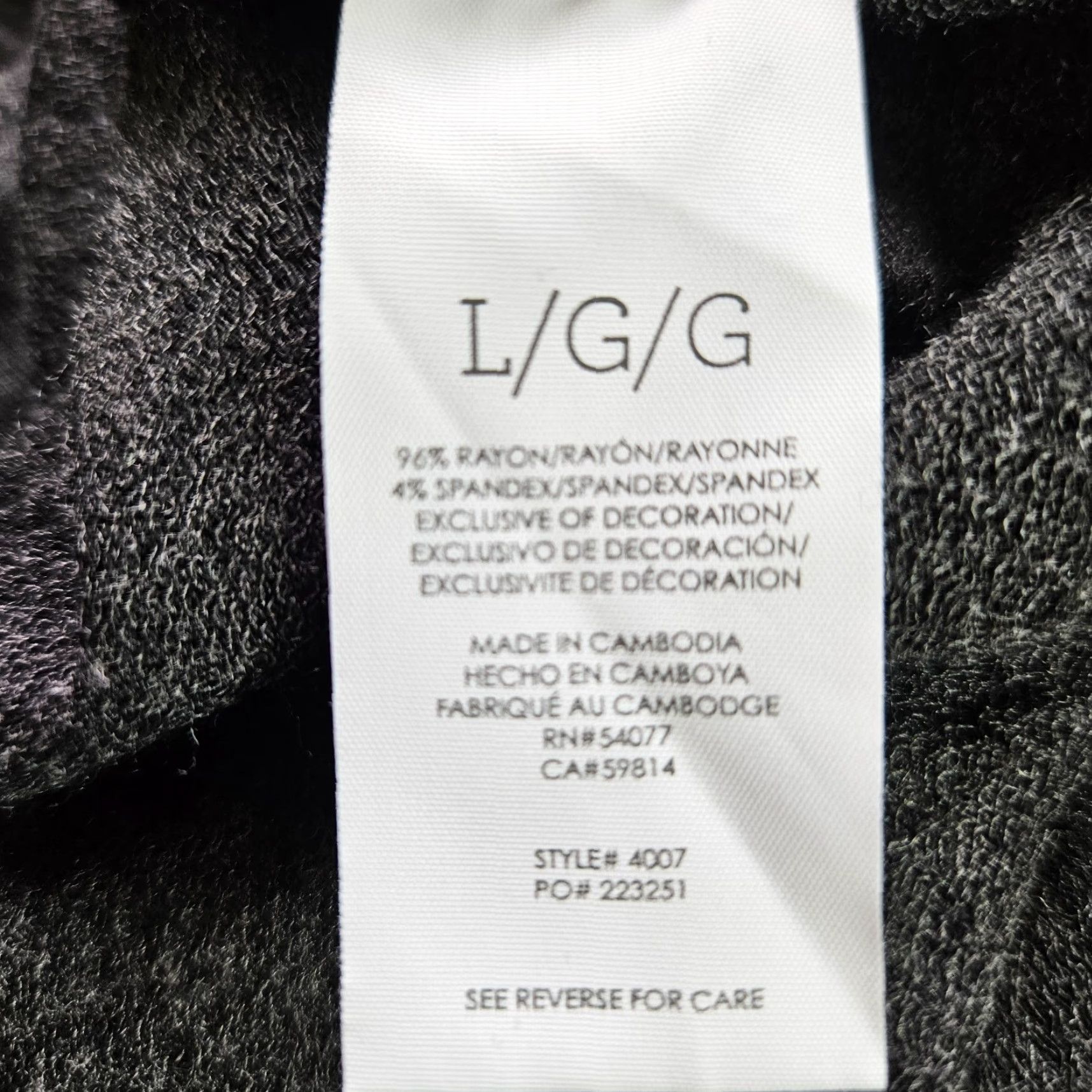 Vintage Cabi 4007 Womens ATC Cross Back Sweatshirt Sz Large Gray Long Sleeve Rayon Blend Sweatshirt Size L / US 10 / IT 46 - 4 Thumbnail