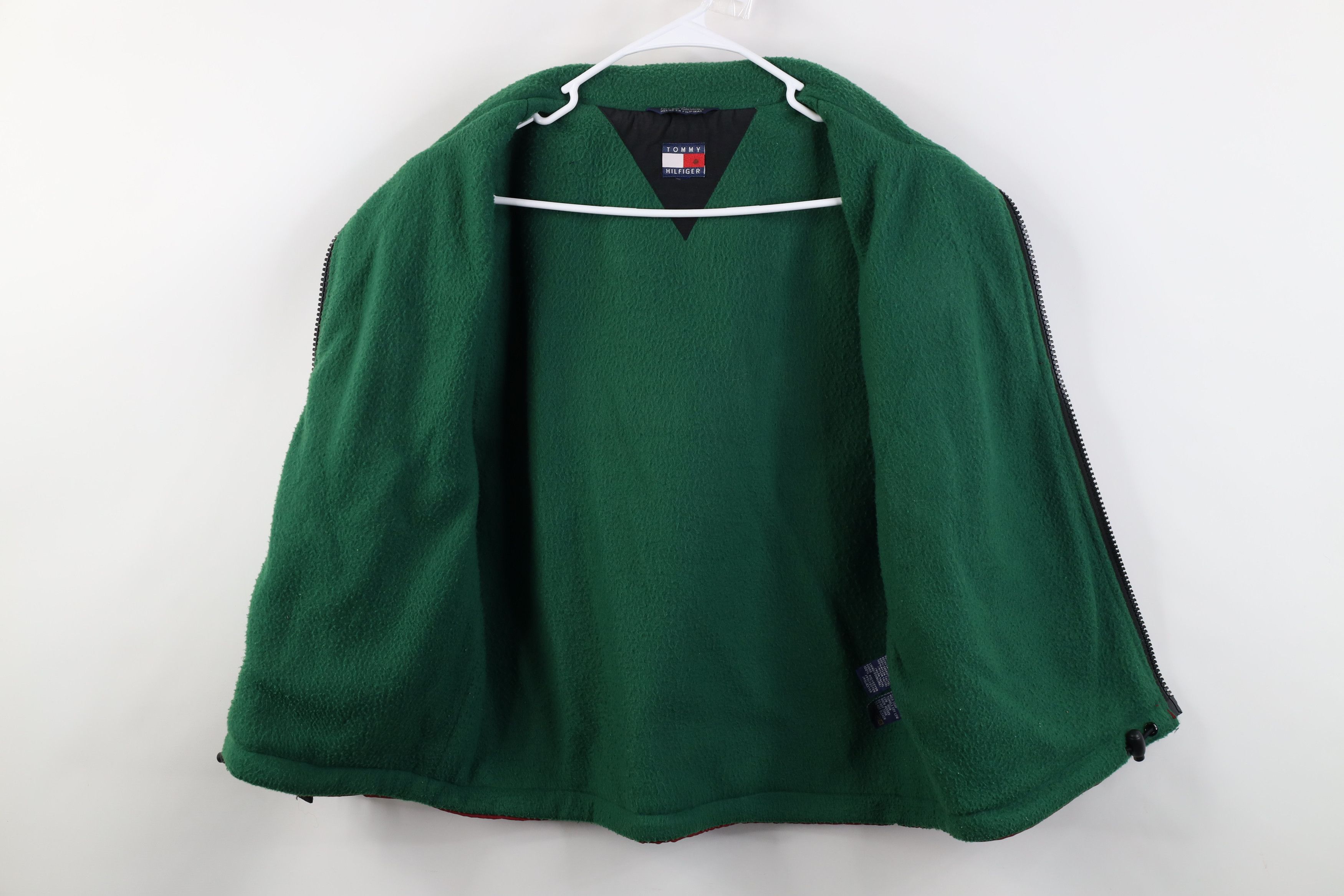 Tommy Hilfiger Vintage 90s Tommy Hilfiger Block Fleece Lined Vest Jacket Size US S / EU 44-46 / 1 - 8 Thumbnail