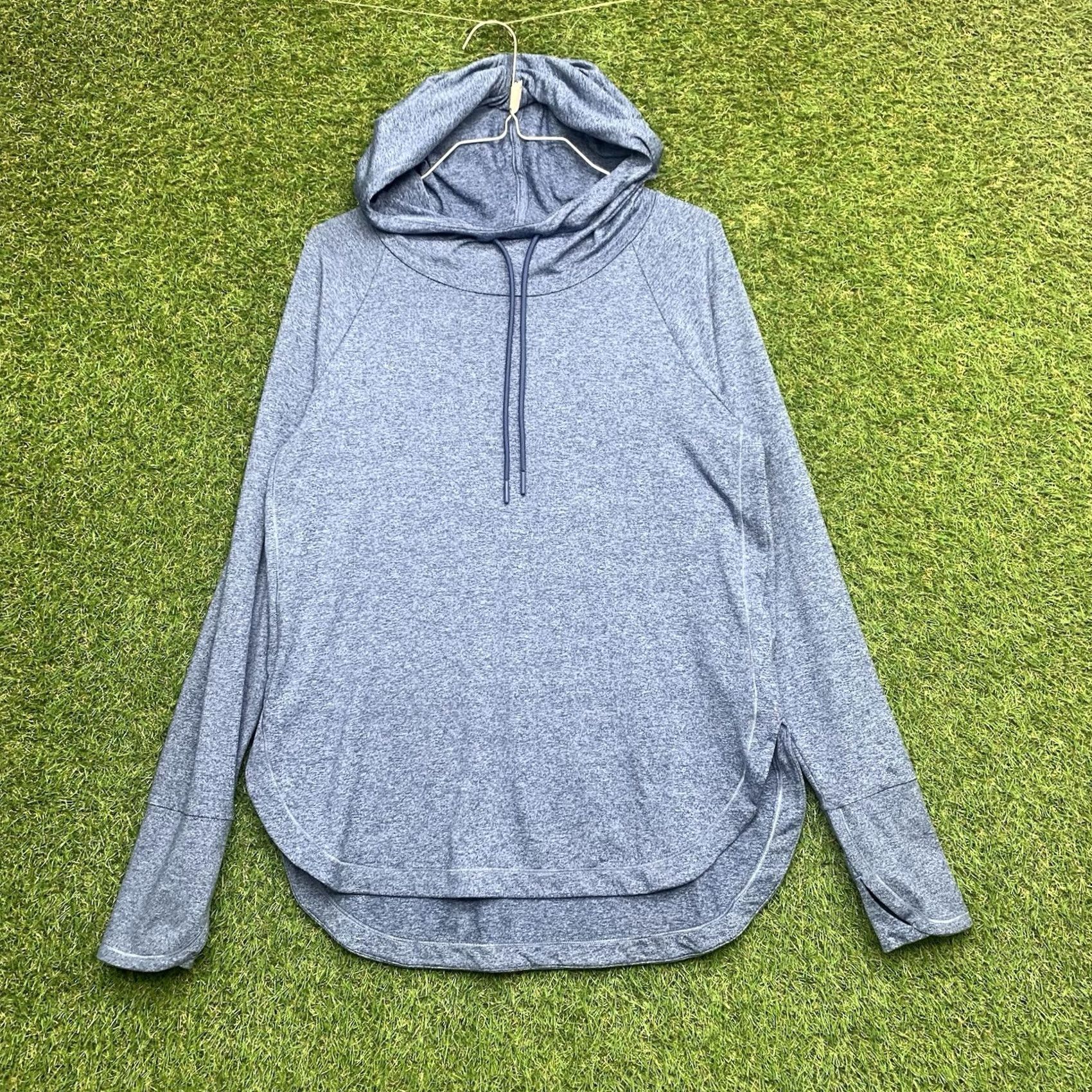 Athleta Athleta Hoodie Shirt Womens Small Uptempo Funnel Neck Athleisure Pullover Gym Blue Regular Size S / US 4 / IT 40 - 2 Thumbnail