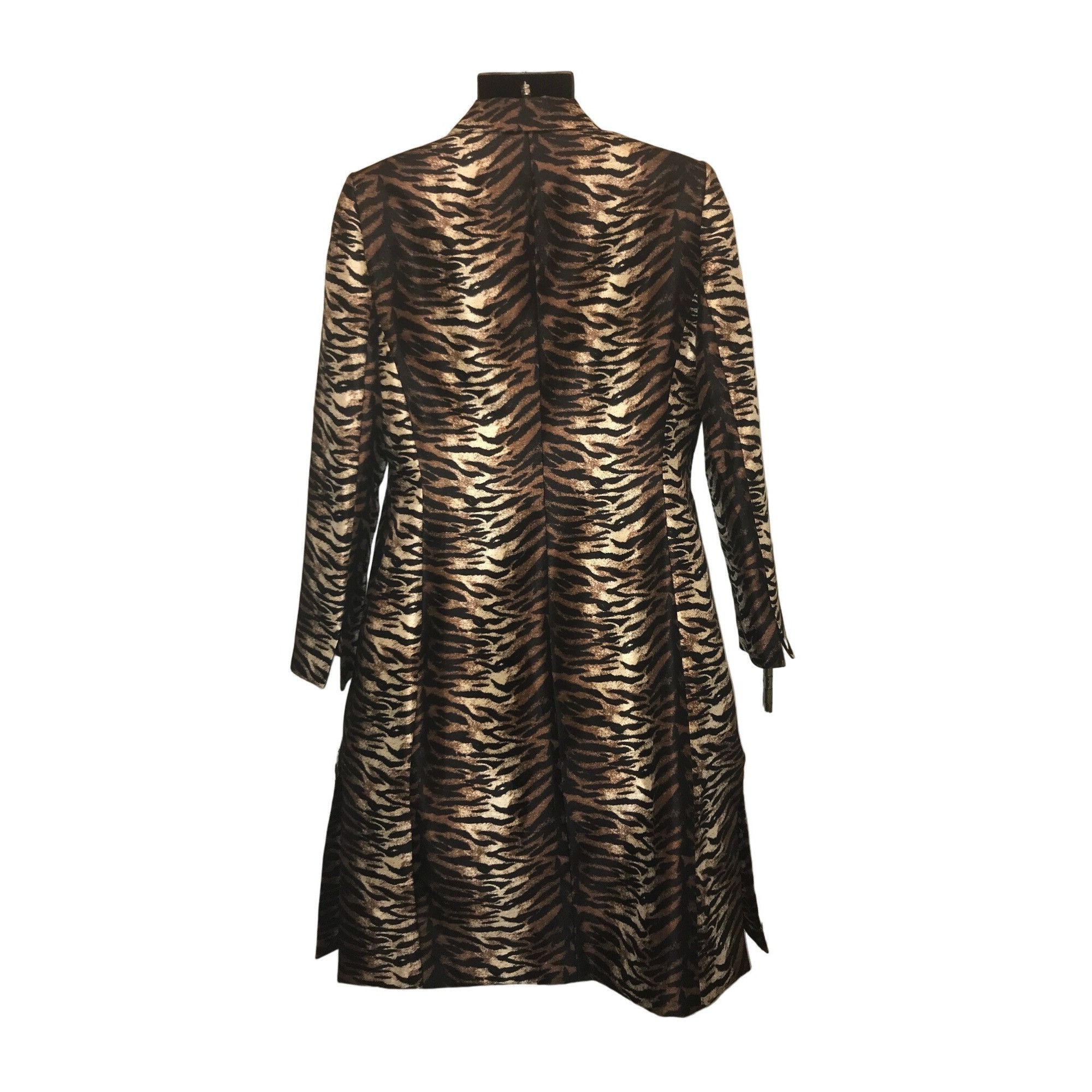 Other Le Suit Women's Animal Print Long Buttonless Blazer Duster Size M / US 6-8 / IT 42-44 - 1 Thumbnail