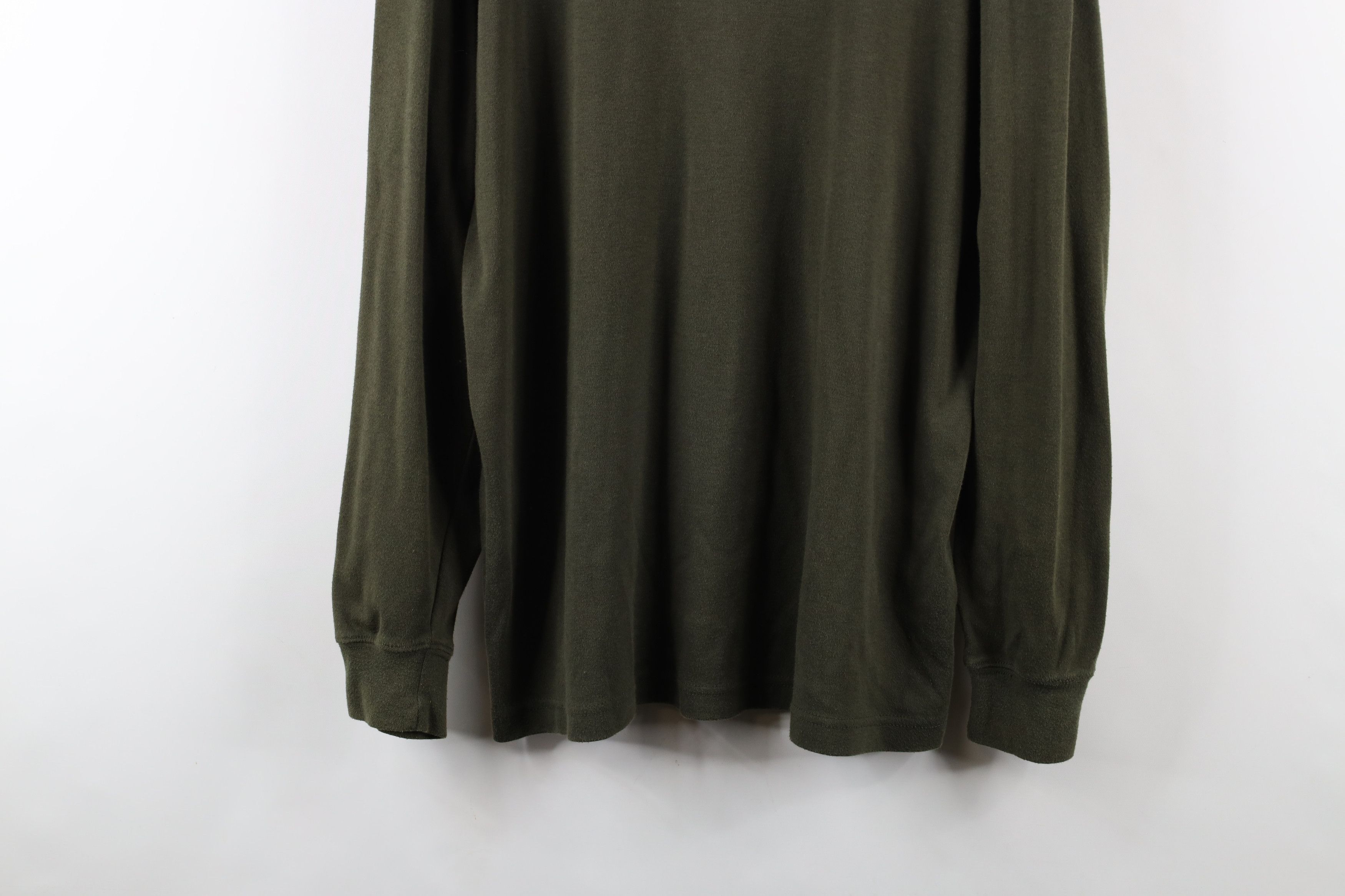Vintage Vintage 90s Streetwear Blank Long Sleeve Turtleneck T-Shirt Size US M / EU 48-50 / 2 - 3 Thumbnail