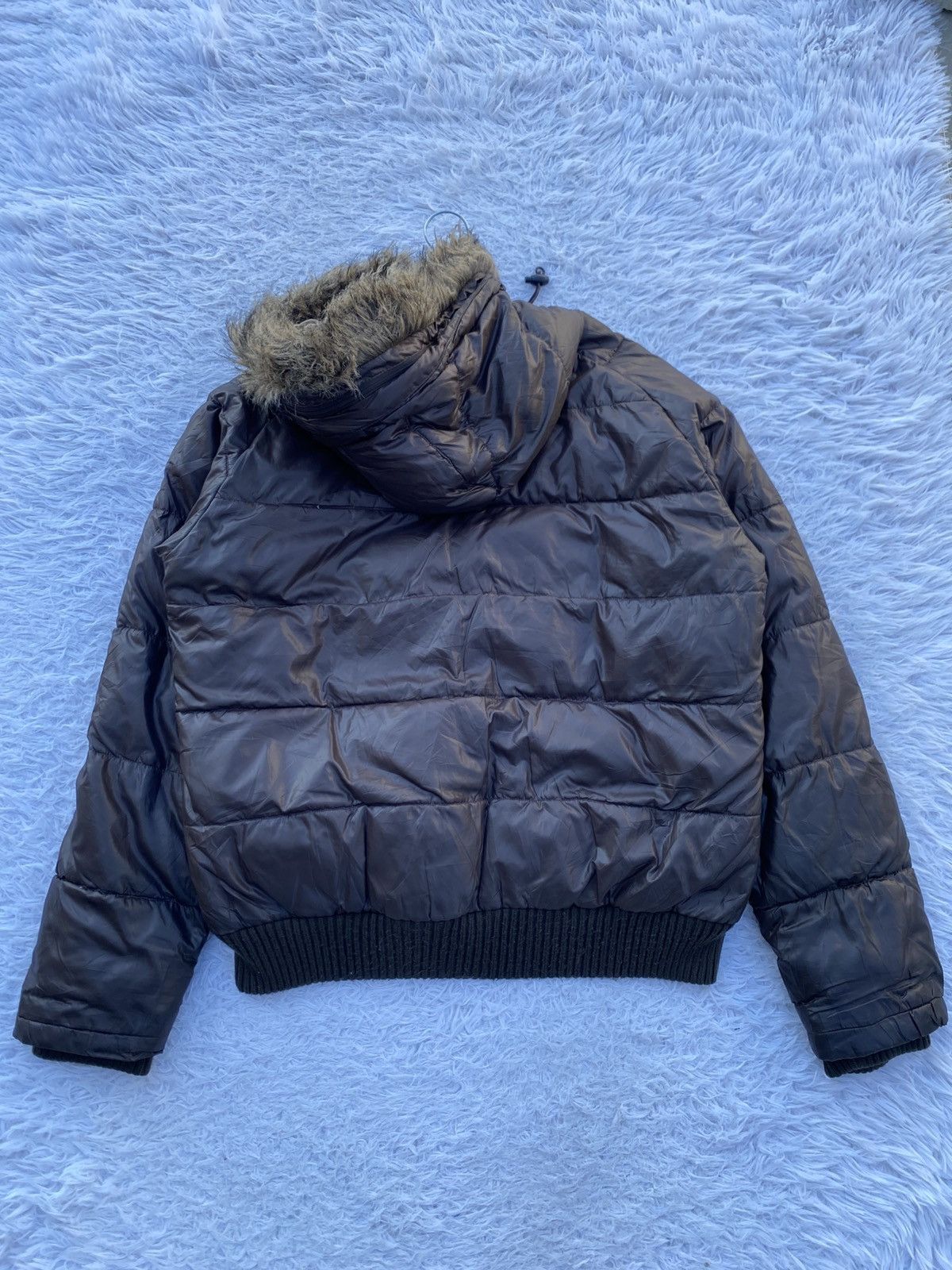 Woolrich Woolen Mills WoolRich Brown Puffer with a faux fur-trimmed Hood Jacket Size US L / EU 52-54 / 3 - 16 Thumbnail