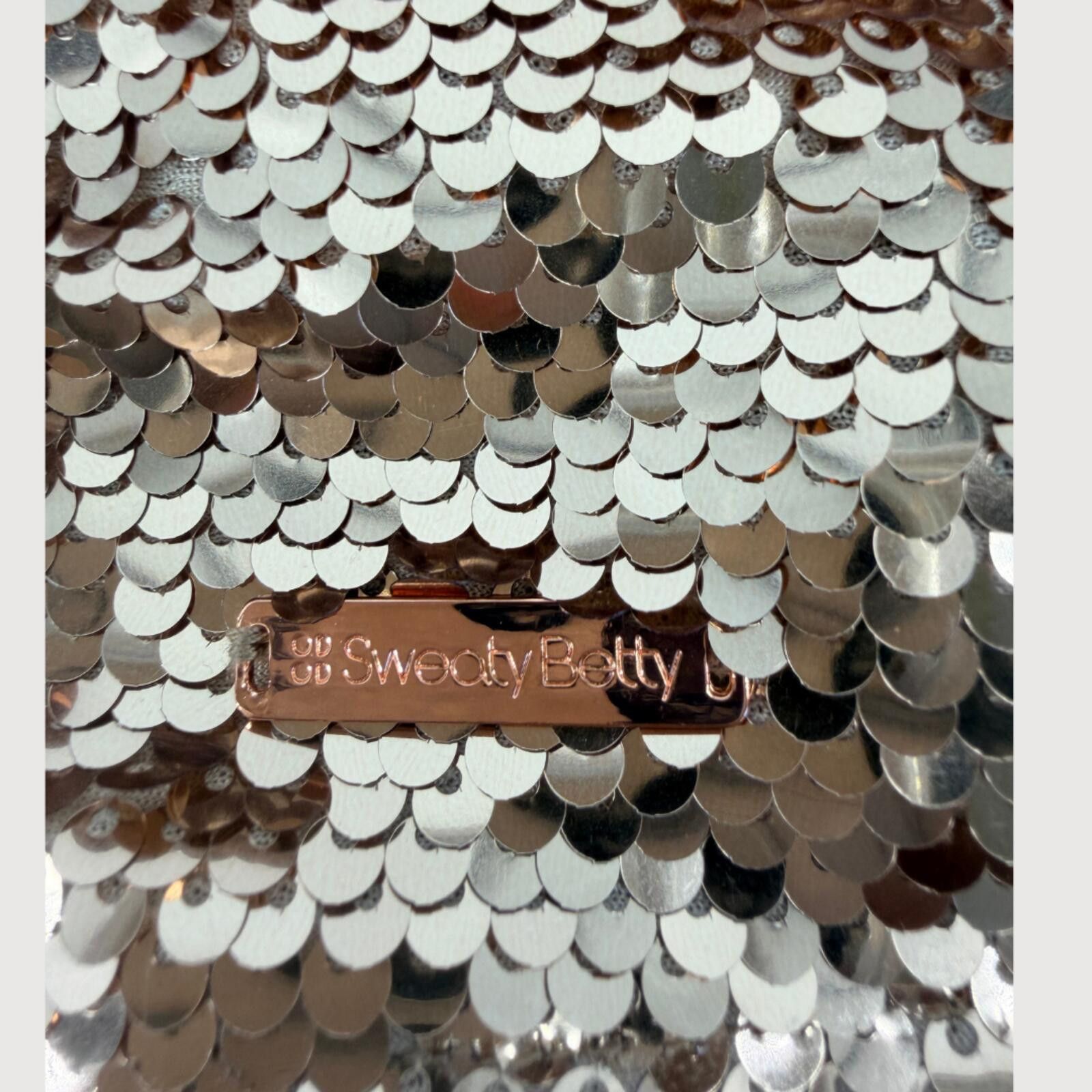 Other Sweaty Betty Disco Sequin Top Rose Gold XS Size XS / US 0-2 / IT 36-38 - 9 Thumbnail