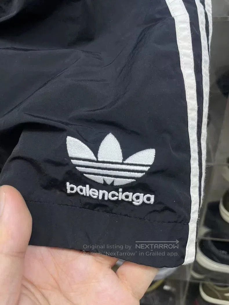 Balenciaga Balenciaga x adidas Logo Stripe Casual Shorts. Size US 38 / EU 54 - 5 Thumbnail