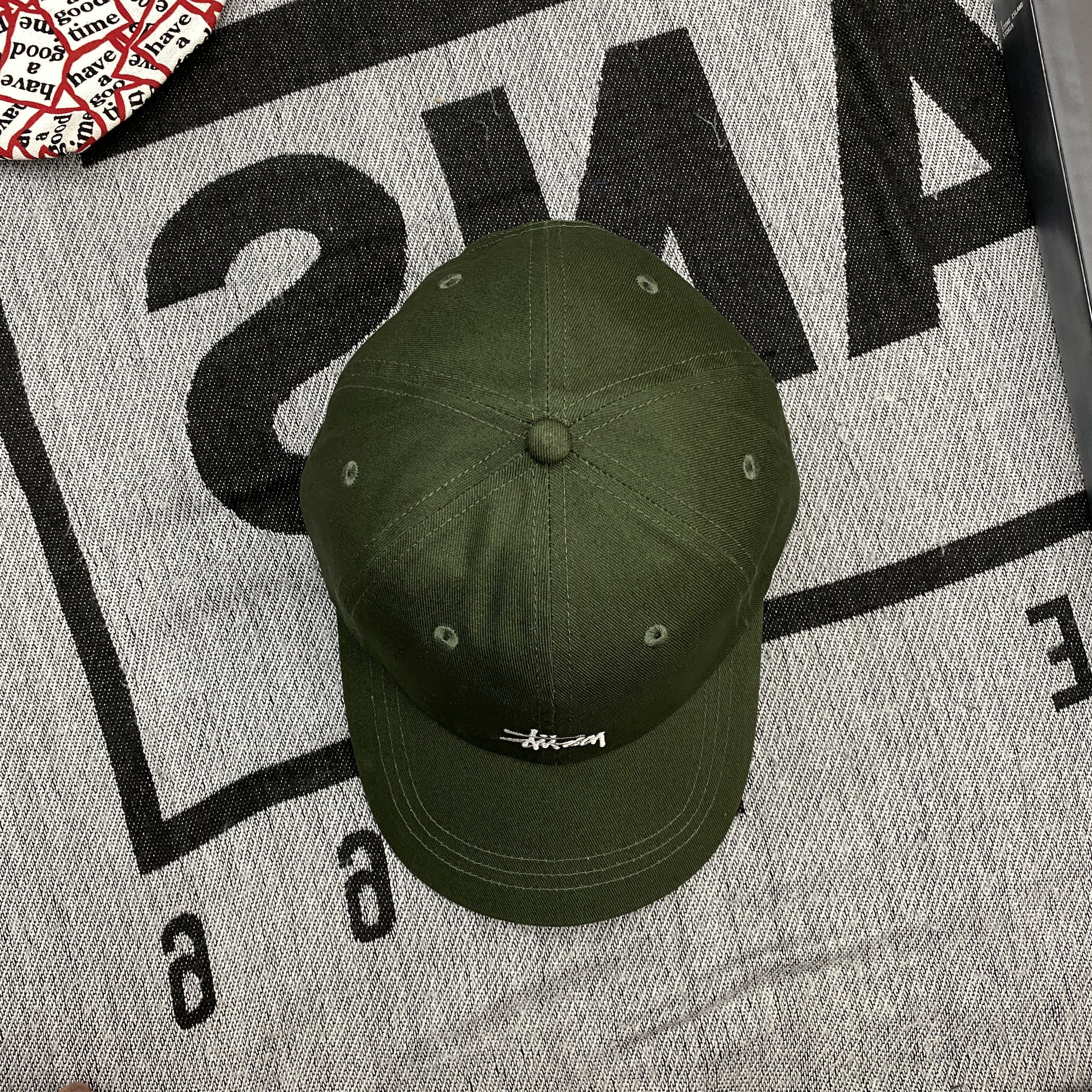 Stussy Stussy Basic Logo Cap Hat Forest Size ONE SIZE - 2 Thumbnail