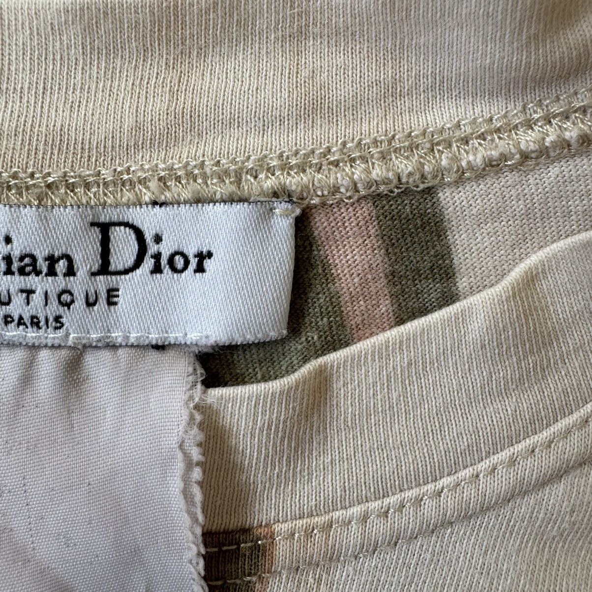 Dior Vintage Christian Dior 2001 fitted top abstract skull rare Size S / US 4 / IT 40 - 21 Thumbnail