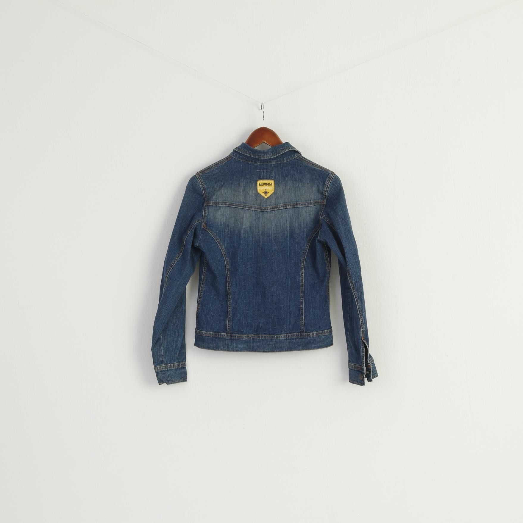 Vintage Goood Jeans Women 36 XS Jacket Blue Denim 7758 Size XS / US 0-2 / IT 36-38 - 6 Thumbnail