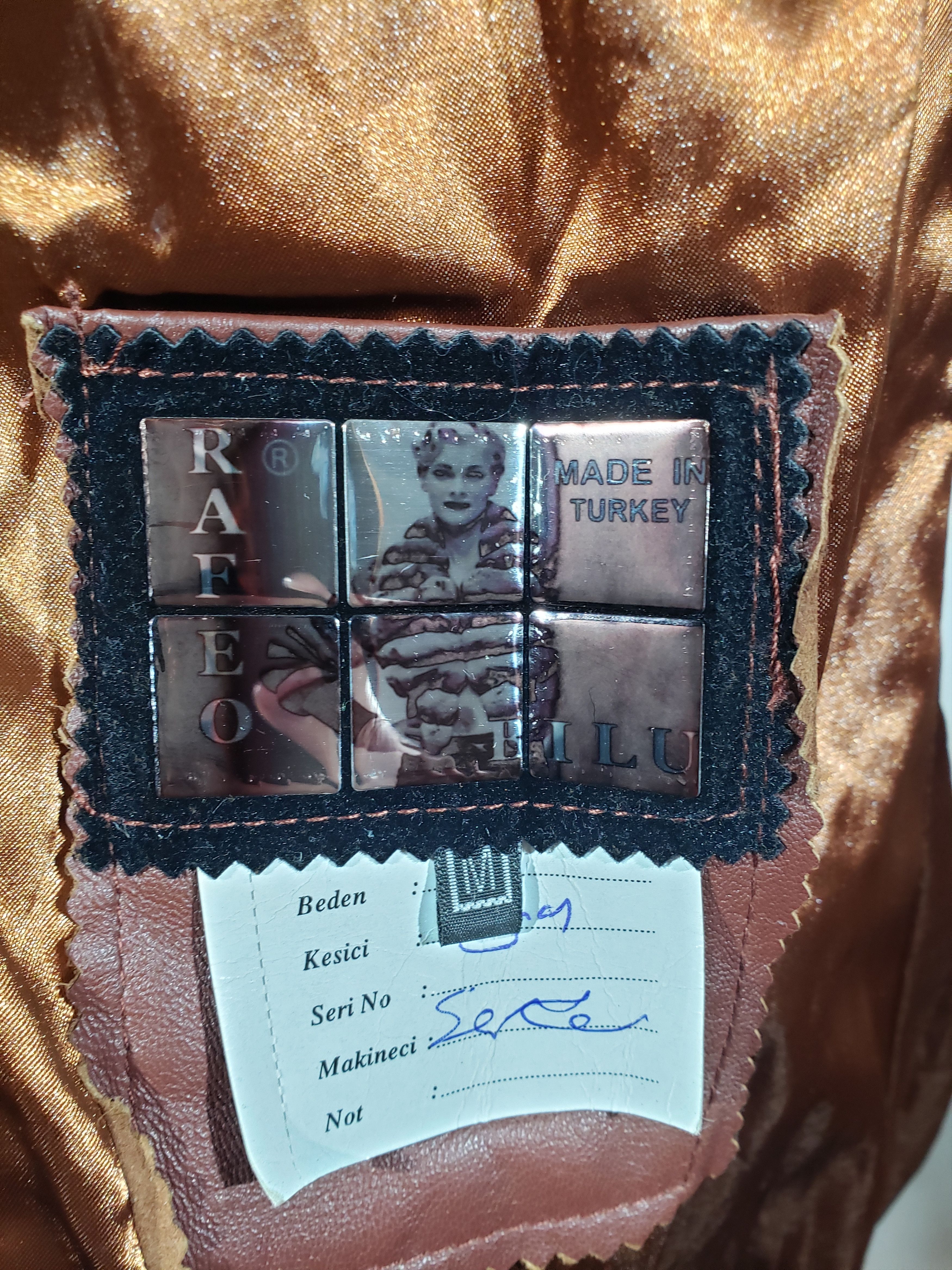 Other Stylish brown leather women's jacket. Size M / US 6-8 / IT 42-44 - 10 Thumbnail