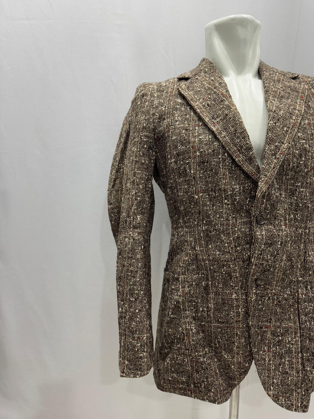 Vintage True Vintage Montrio Speckled Wool Tweed Blazer Size US M / EU 48-50 / 2 - 3 Thumbnail