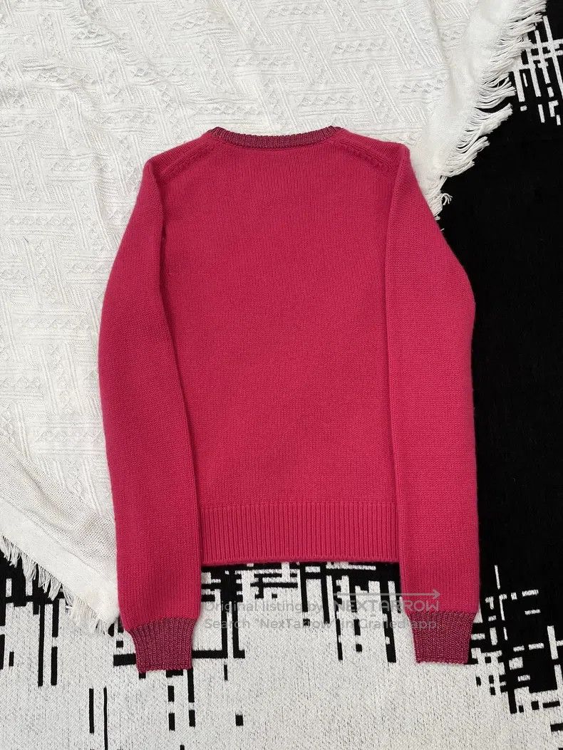 Gucci Gucci Pink kitten letter sweater knitwear Size XS / US 0-2 / IT 36-38 - 3 Thumbnail