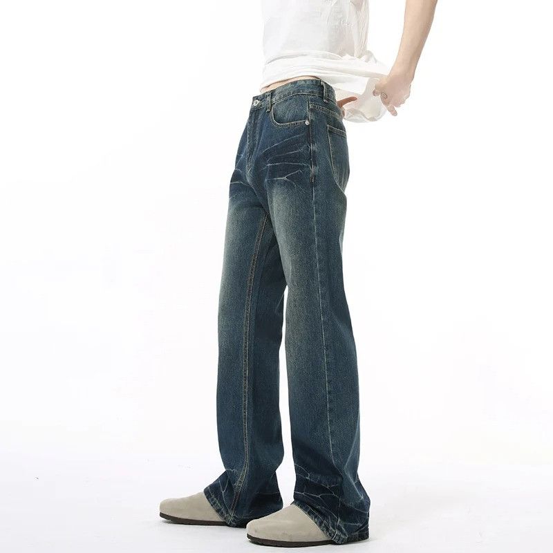 Jean × Vintage Slim Ripple Mill Denim Size US 32 / EU 48 - 3 Thumbnail