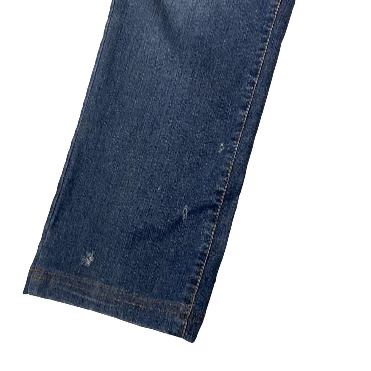 If Six Was Nine K2 Japanese Flared Embroided Straight Cut Jeans Size US 32 / EU 48 - 16 Thumbnail