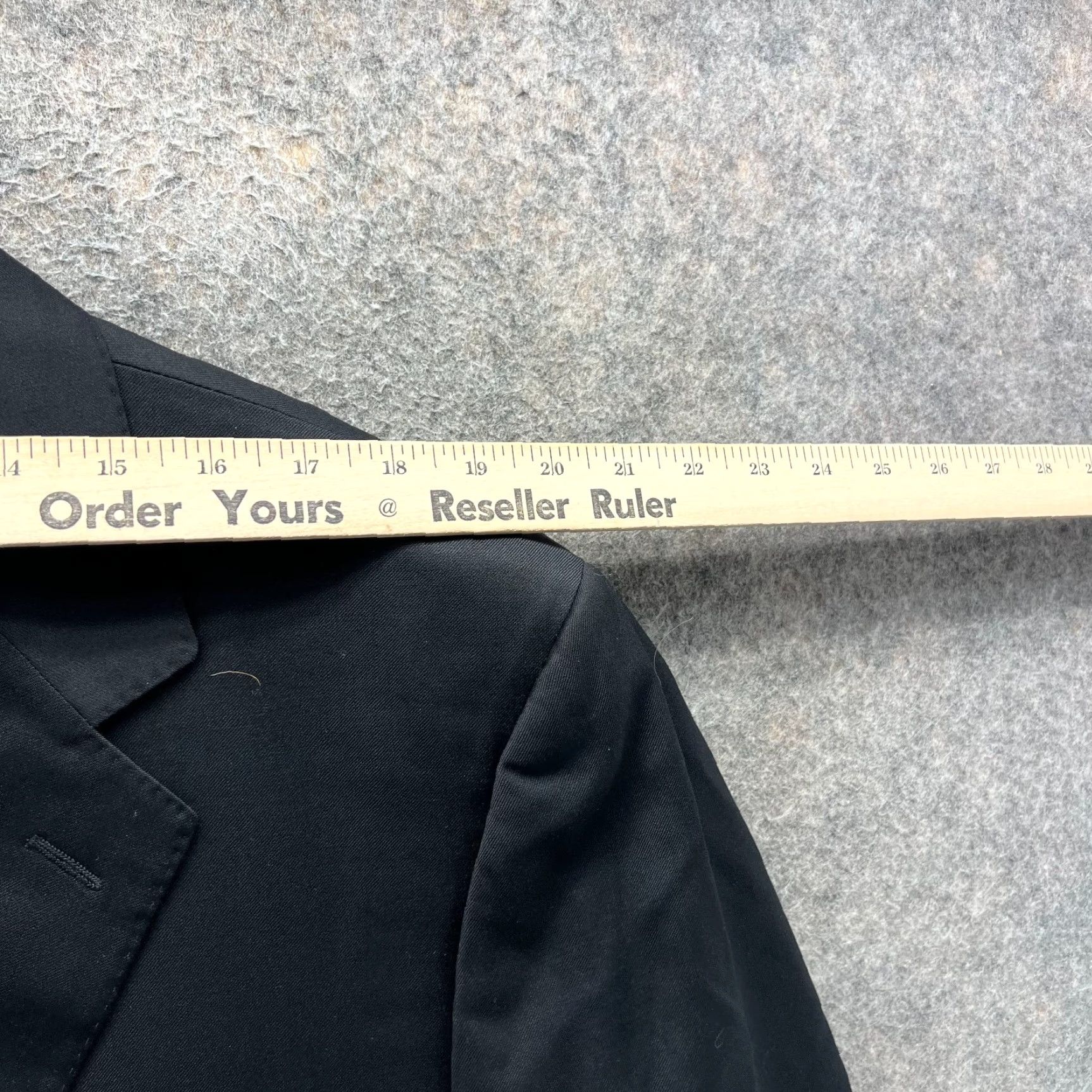 Canali Canali Blazer Mens 46R Black Single Breasted Rayon Italy Sport Coat Jacket Dress Jacket Front Button Two-Button Notch Lapel Regular Fit Wool Alder Size 46R - 4 Thumbnail