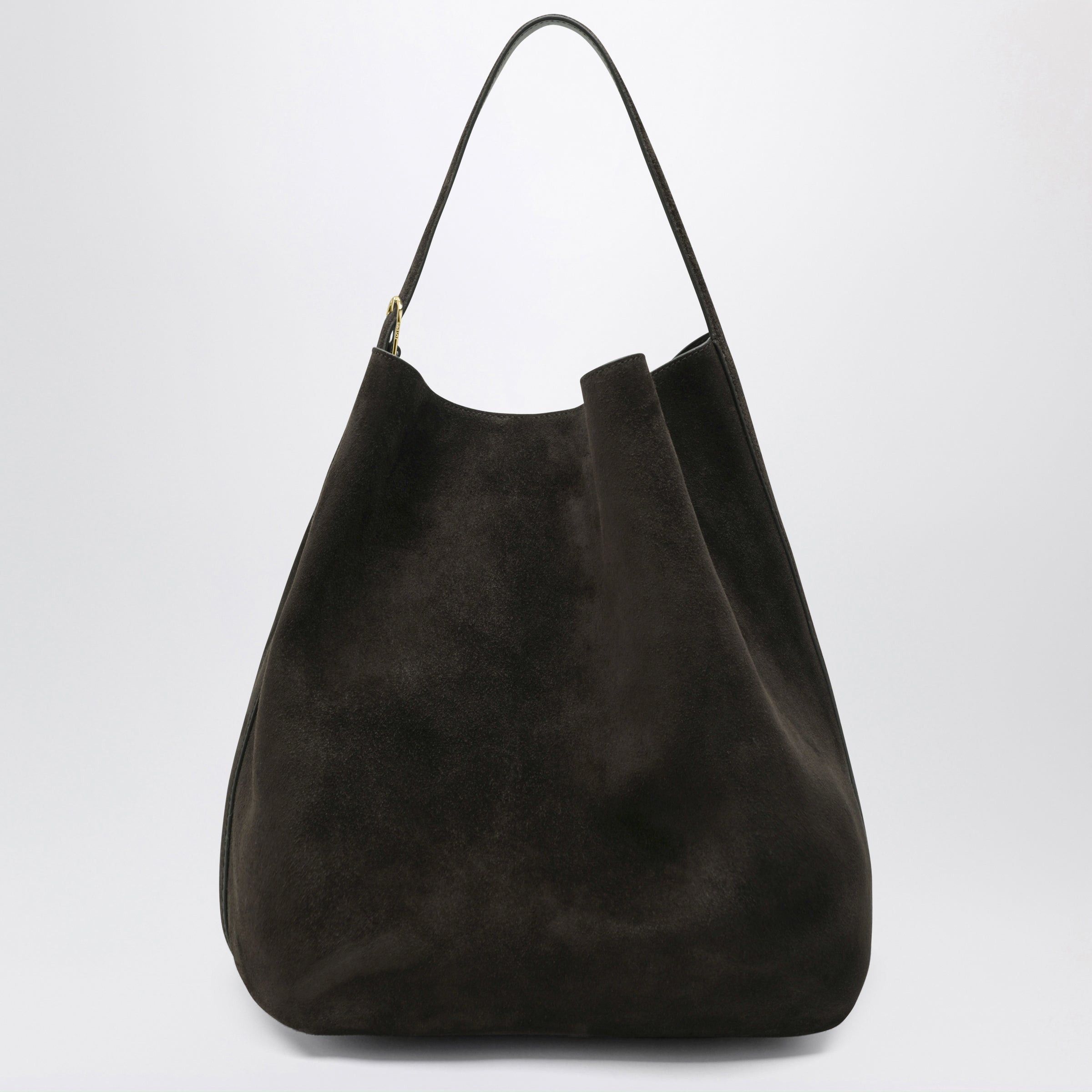 Toteme Toteme Espresso-Coloured Suede Tote Bag Size ONE SIZE - 1 Thumbnail