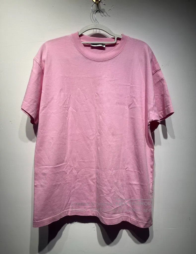 Balenciaga Balenciaga Women's Letter Logo Printed Loose Short Sleeve Size M / US 6-8 / IT 42-44 - 1 Thumbnail