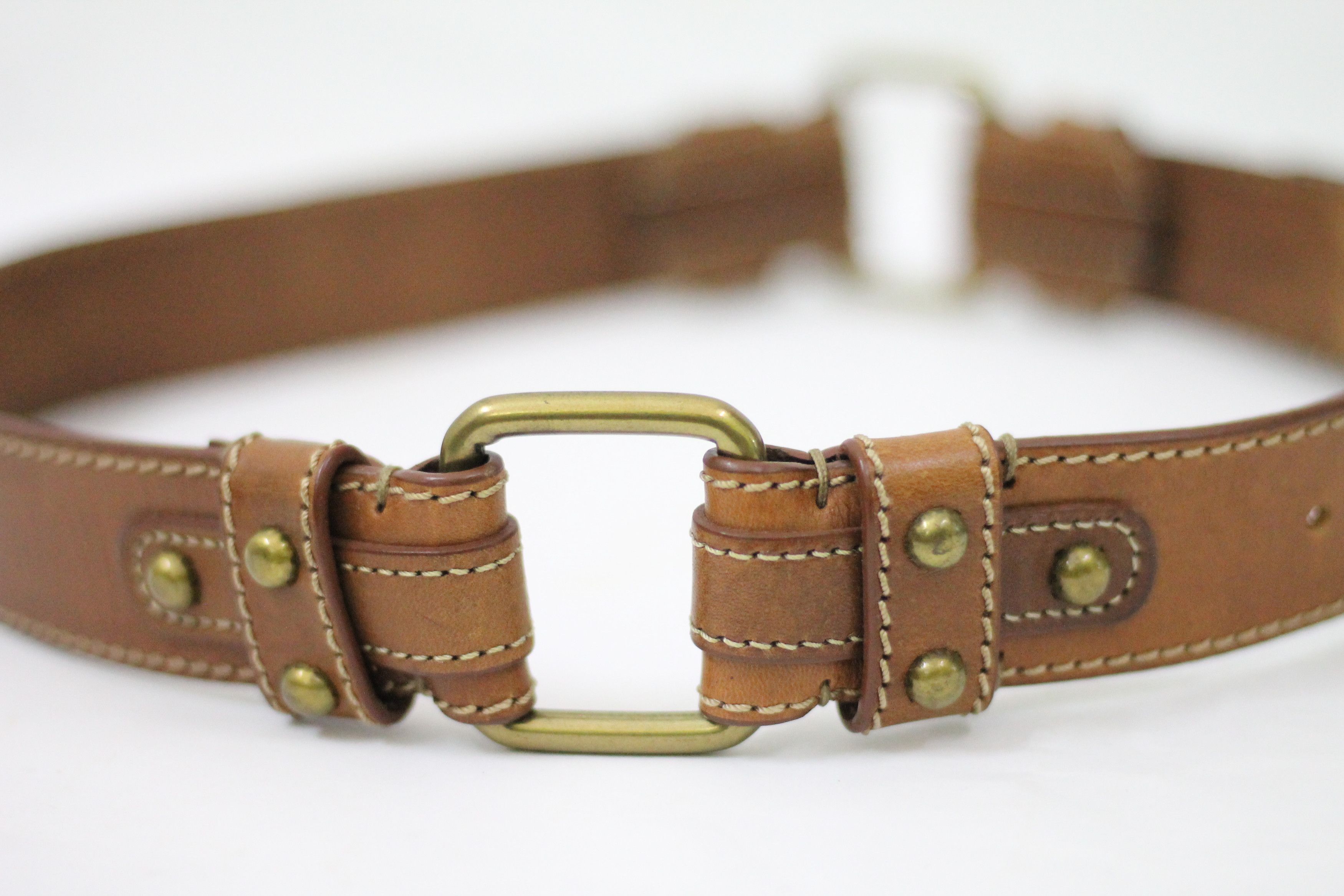 Ralph Lauren RARE! Vintage RALPH LAUREN Leather Belt. Size ONE SIZE - 8 Thumbnail