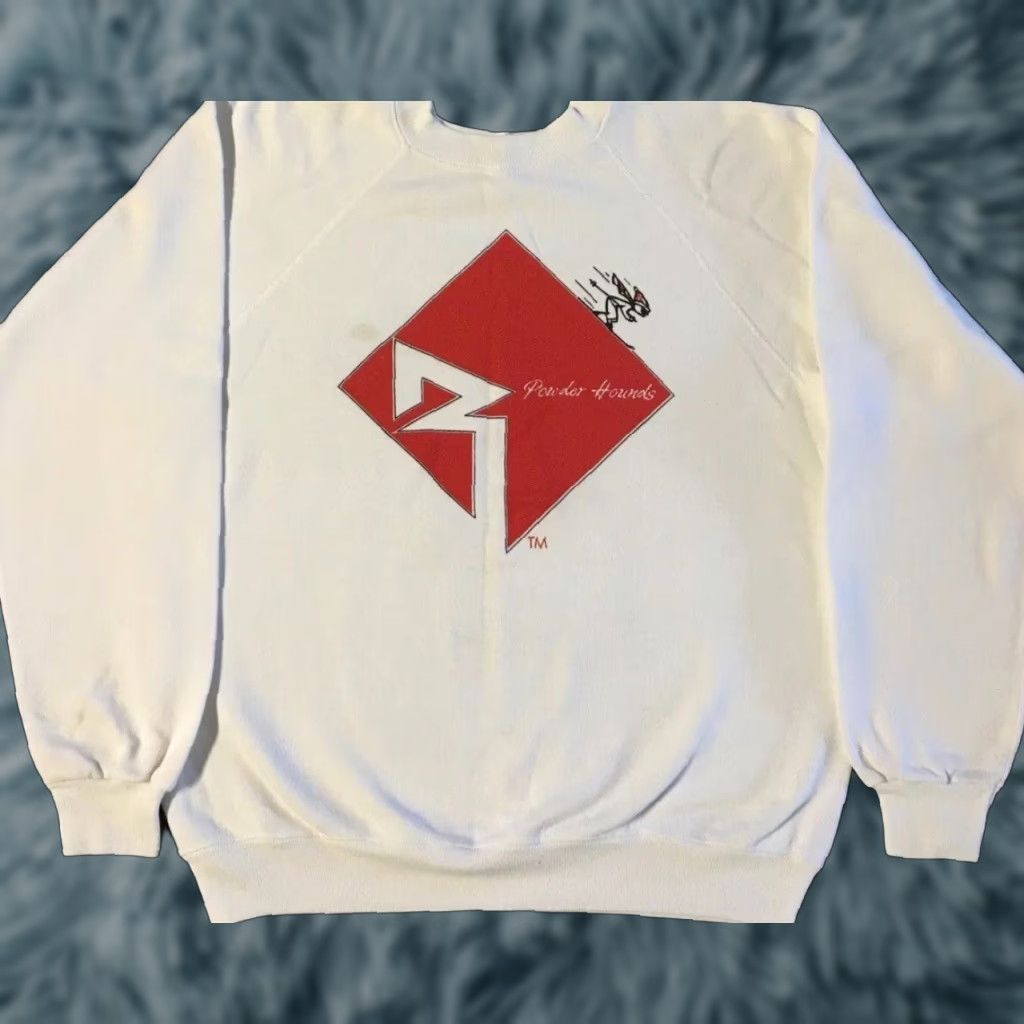 Vintage Vtg 80s Rockford Fosgate Car Speaker Ski Team Faded Sweatshirt Hoodie Men S White USA Grunge 90s Skiing Sunglasses? Size US S / EU 44-46 / 1 - 1 Thumbnail