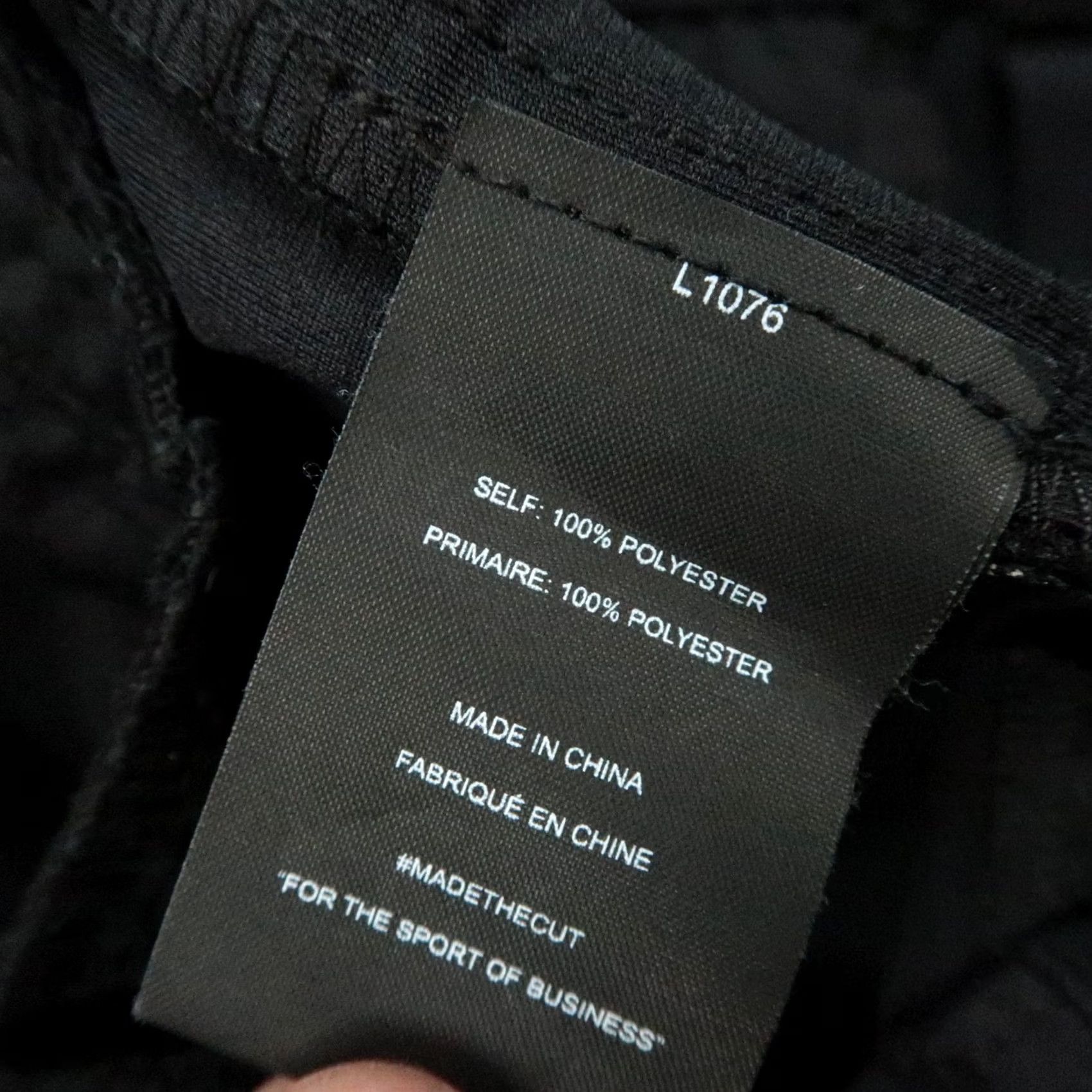 Cuts Cuts Pants Mens Large Black AO Jogger Chino Stretch 32x30 Slim Tailored Style Size US 33 - 6 Thumbnail