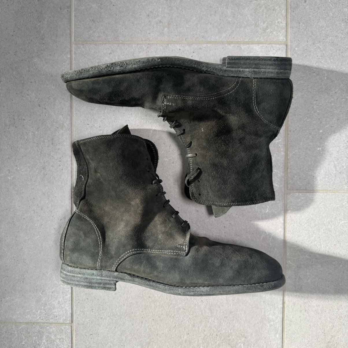 Guidi Guidi 995MS Reversed Baby Buffalo Leather Combat Boots Size US 9 / EU 42 - 3 Thumbnail