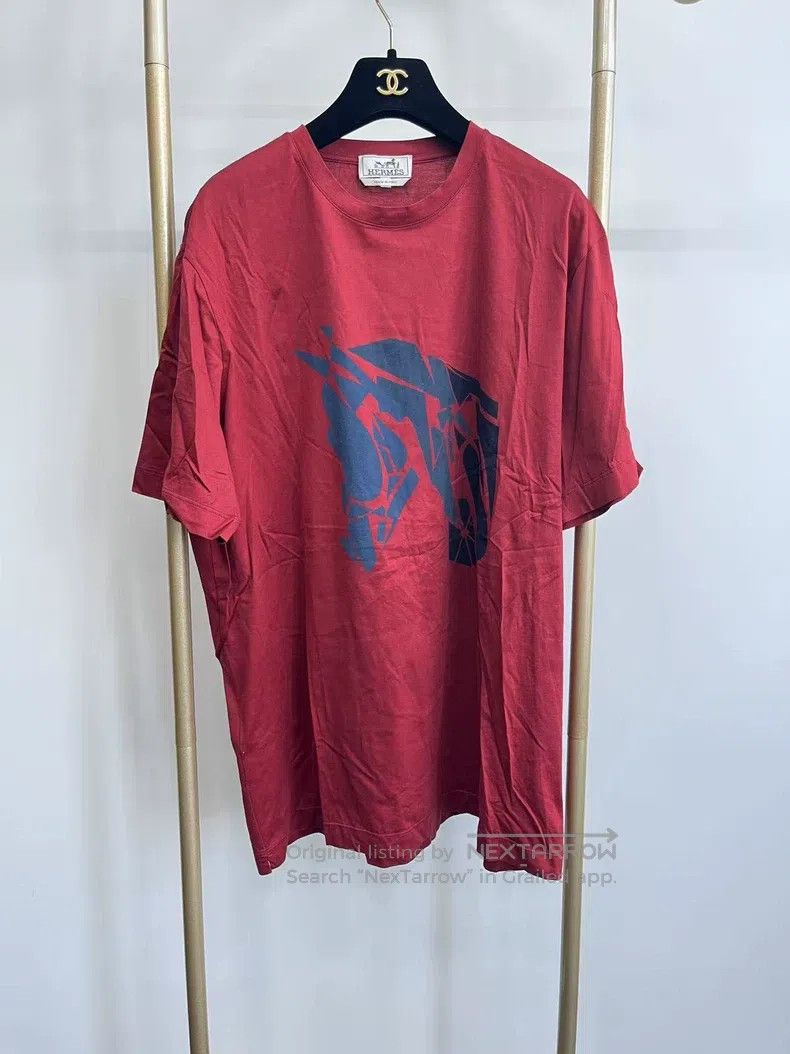 Hermes Hermes Horse pattern short-sleeved T-shirt Size US XXL / EU 58 / 5 - 1 Thumbnail