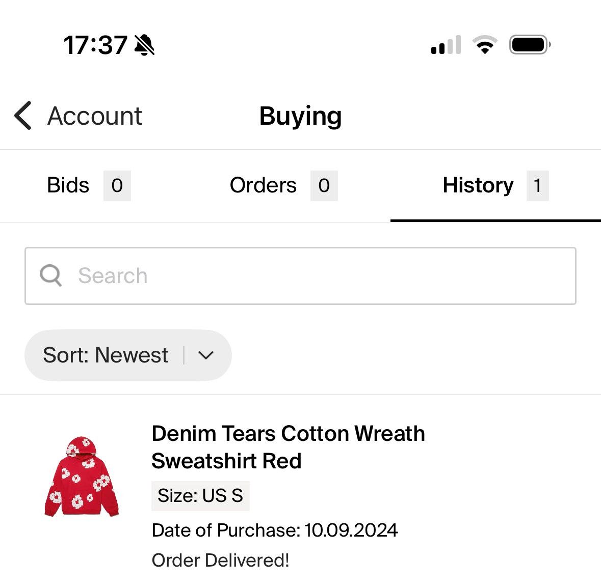 DENIM TEARS Denim Tears Hoodie Red Size US S / EU 44-46 / 1 - 7 Thumbnail