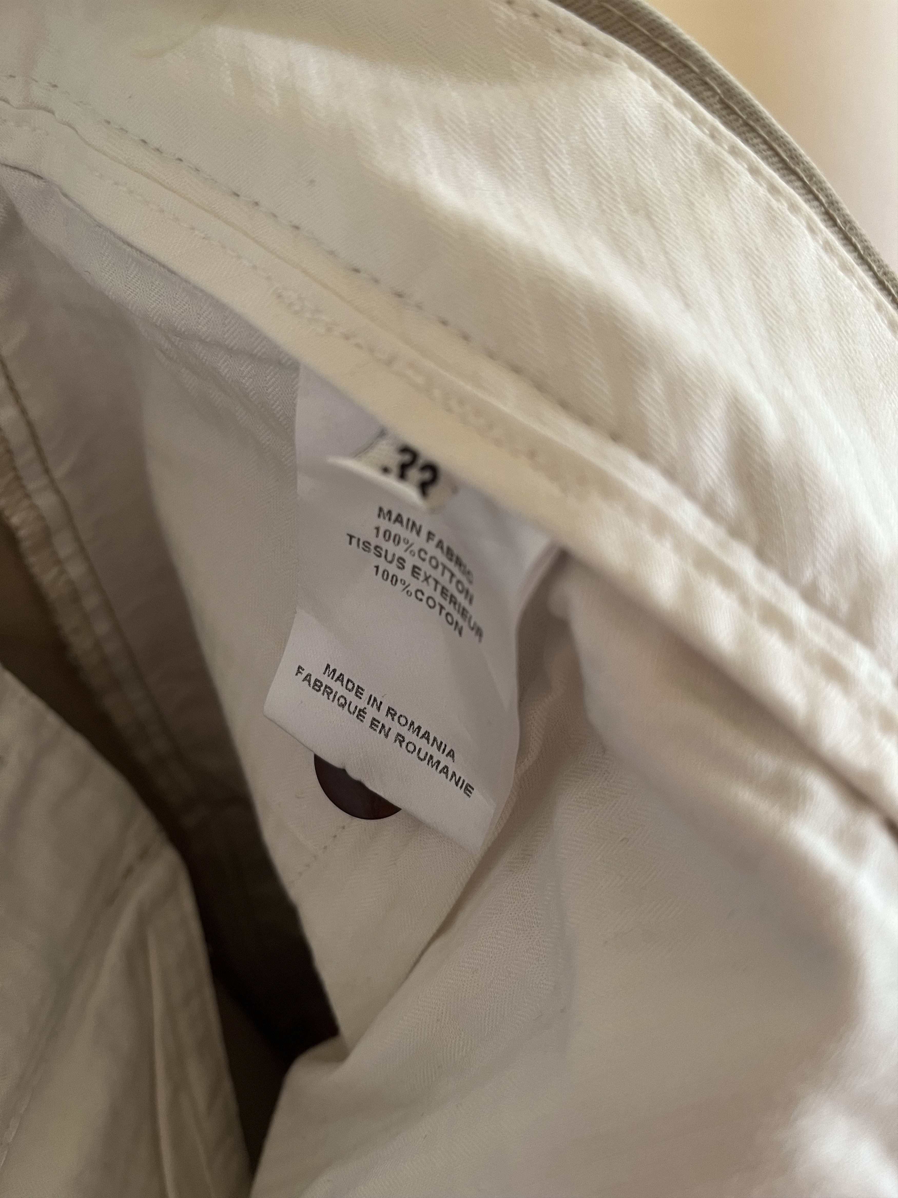 Officine Generale New Fisherman English Twill Chino Beige Size US 33 - 11 Thumbnail