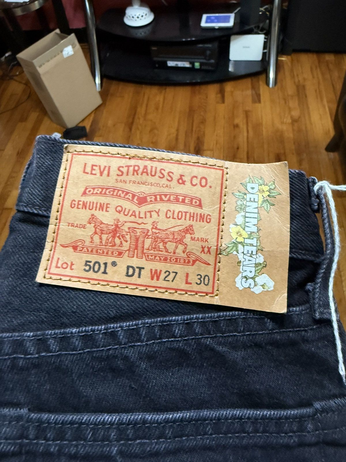 DENIM TEARS Denim Tears CPFM Levi Jeans Size 27 Size US 27 - 7 Thumbnail