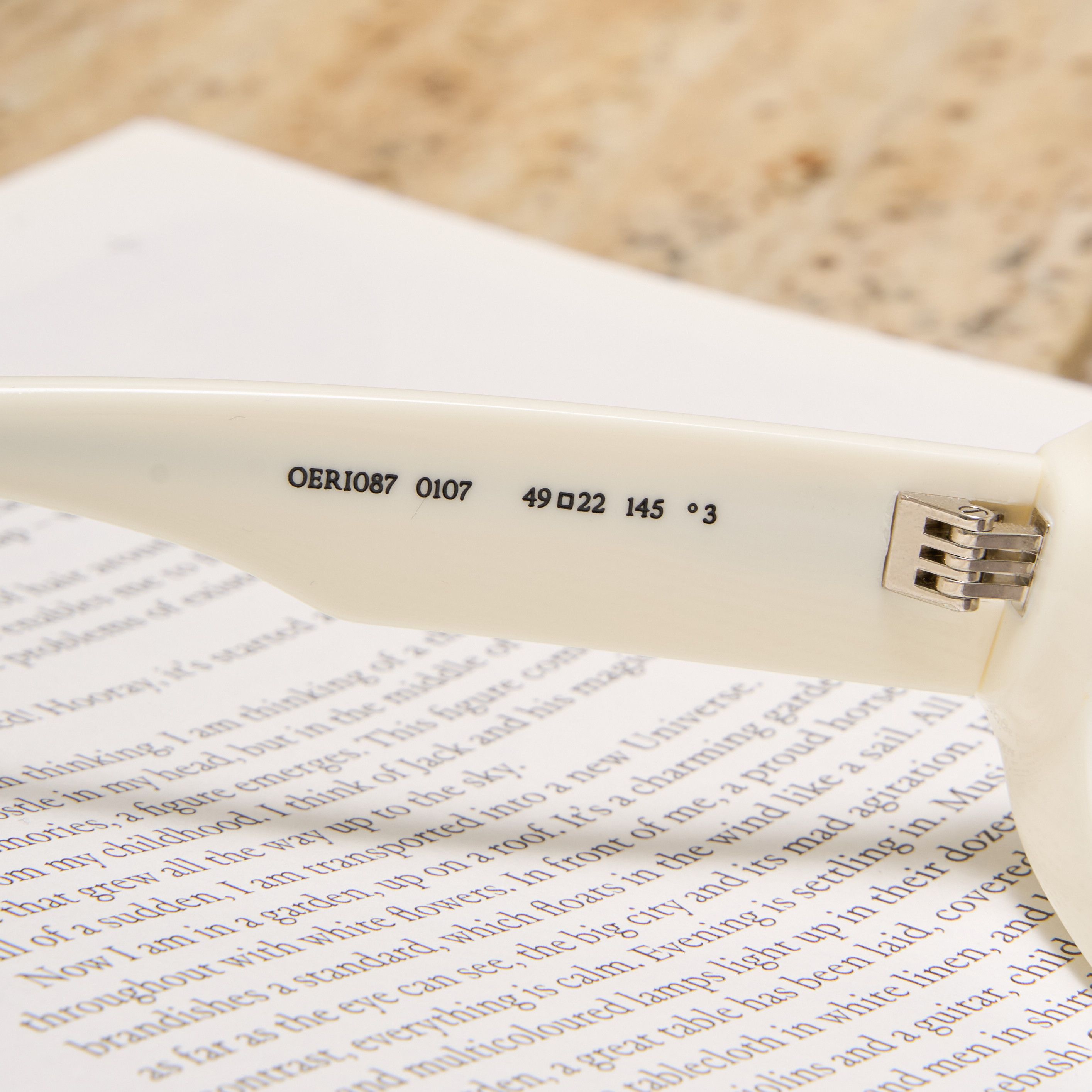 Off-White OFF WHITE Amalfi Oval-Frame Sunglasses WHITE Size ONE SIZE - 6 Thumbnail