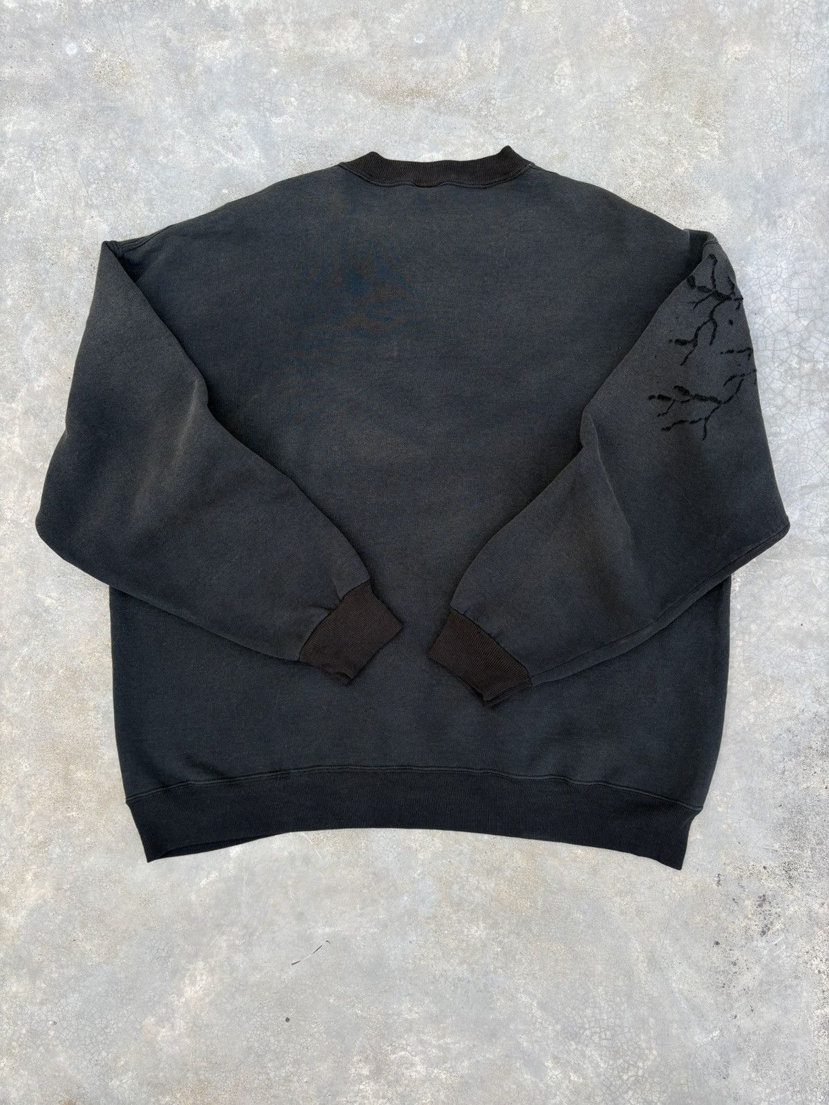 Russell Athletic XXL* Thrashed Faded BLACK RUSSELL Crewneck Size US XXL / EU 58 / 5 - 8 Thumbnail
